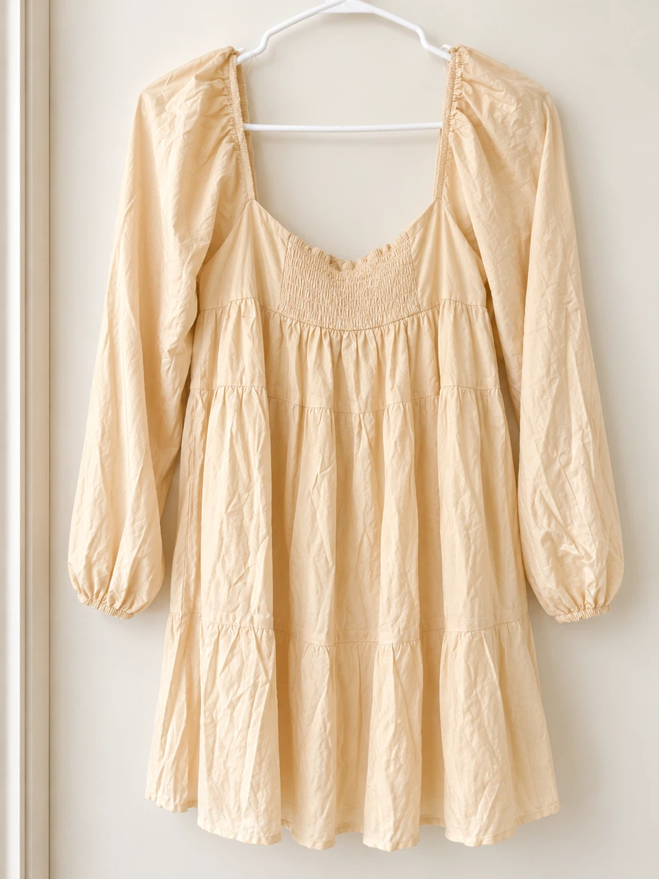 Shein Yellow Tiered Mini Dress - photo 2