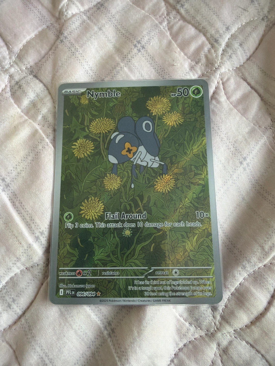 Pokemon Nymble Trading Card 096/094⚽️