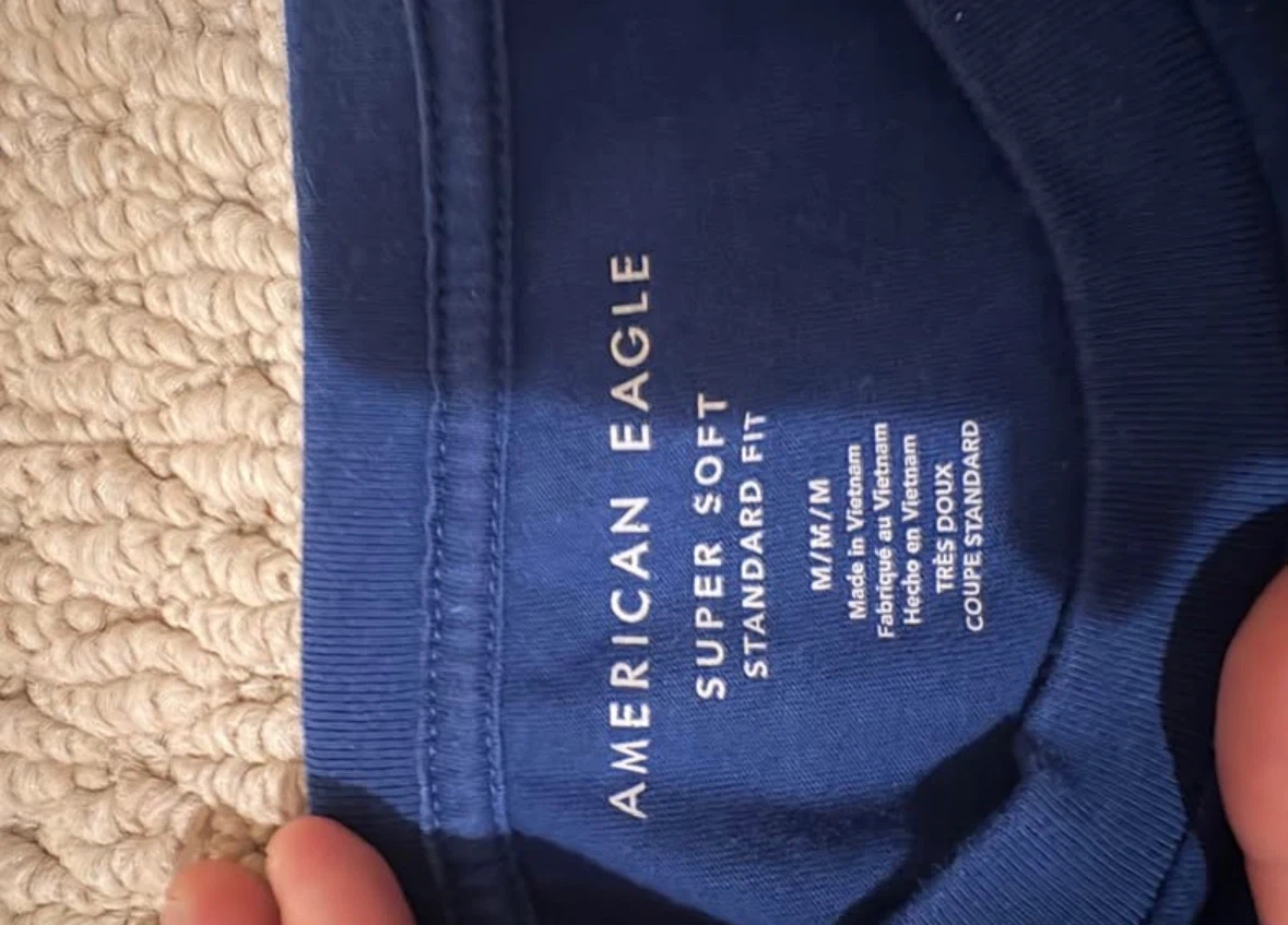 American Eagle Blue T-Shirt Size Medium - photo 2