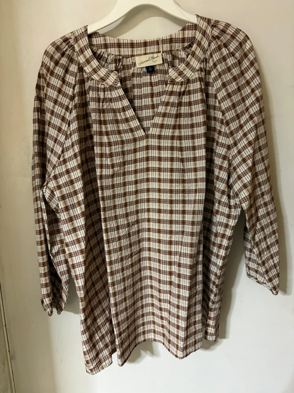 Universal Thread Plaid Blouse - XL