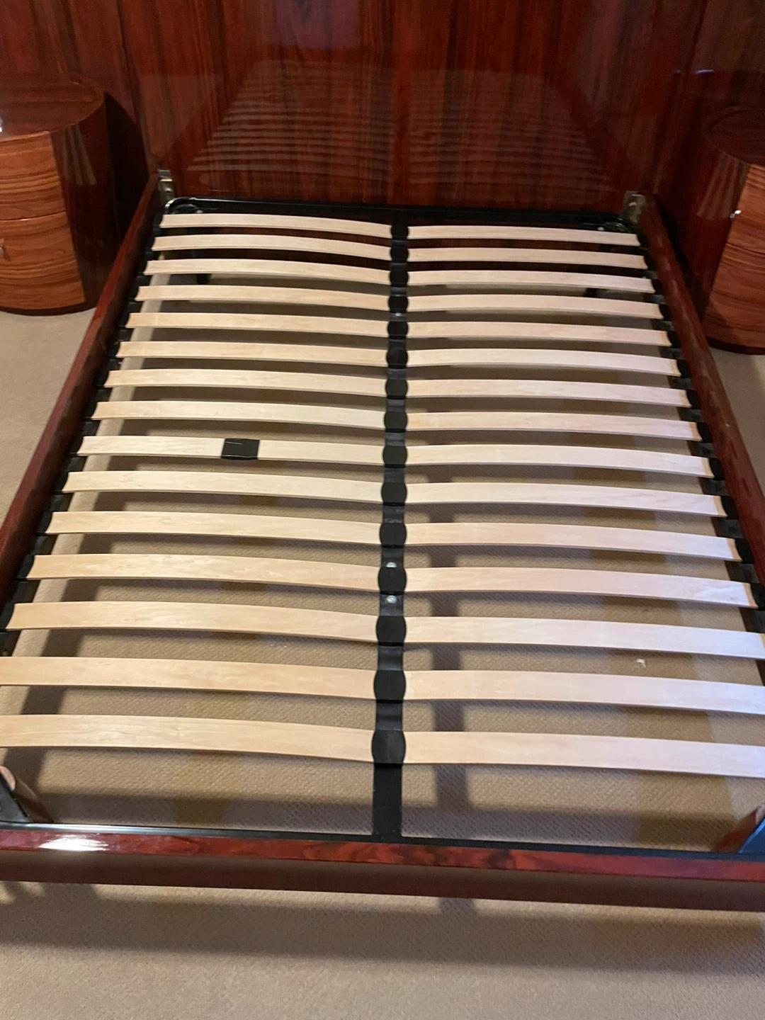Wooden Wardrobe and Bed Frame Set - photo 5