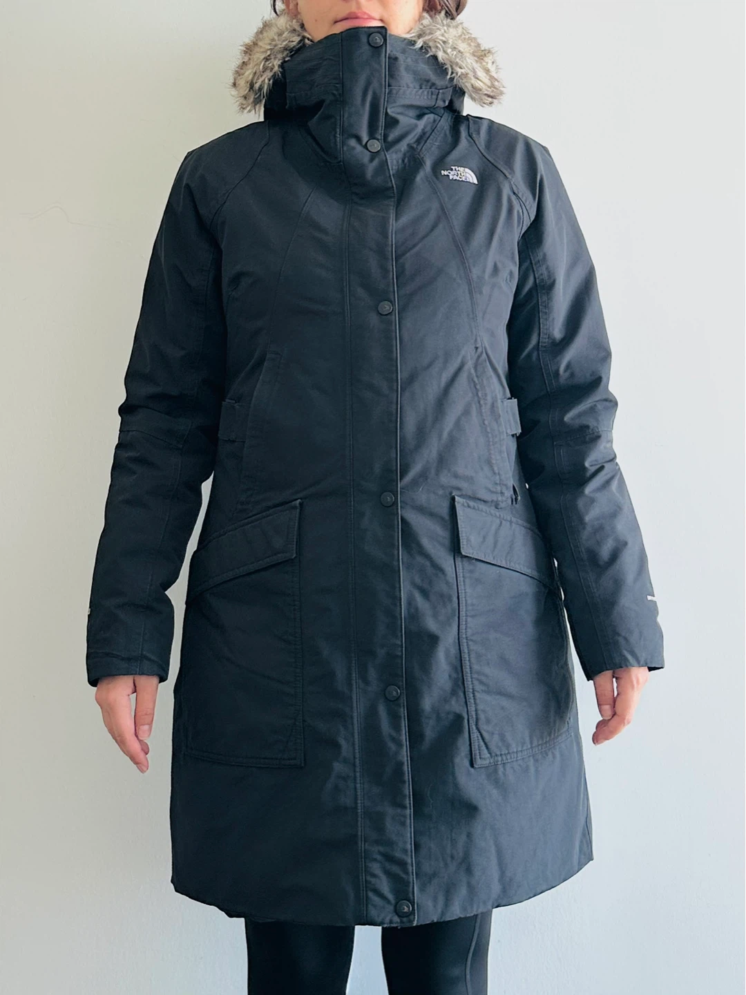 The North Face Woman’s Black Parka Jacket, Size M