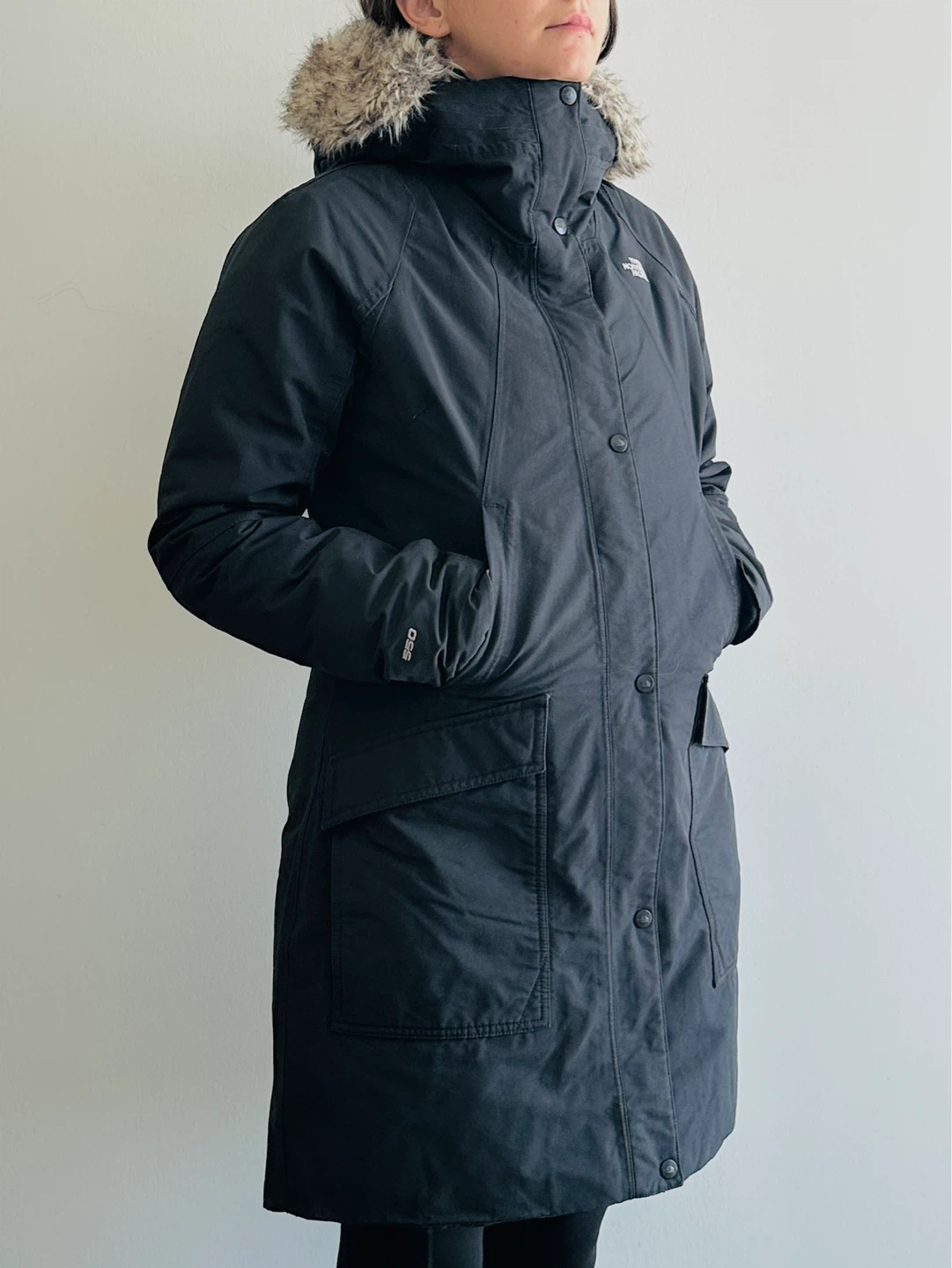 The North Face Woman’s Black Parka Jacket, Size M - photo 4