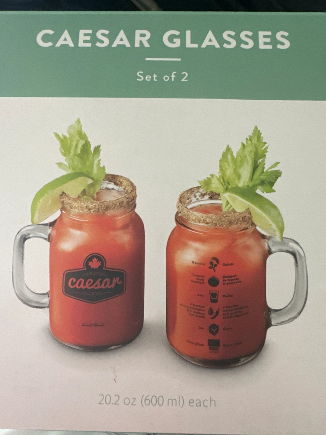 Caesar Glasses - Set of 2