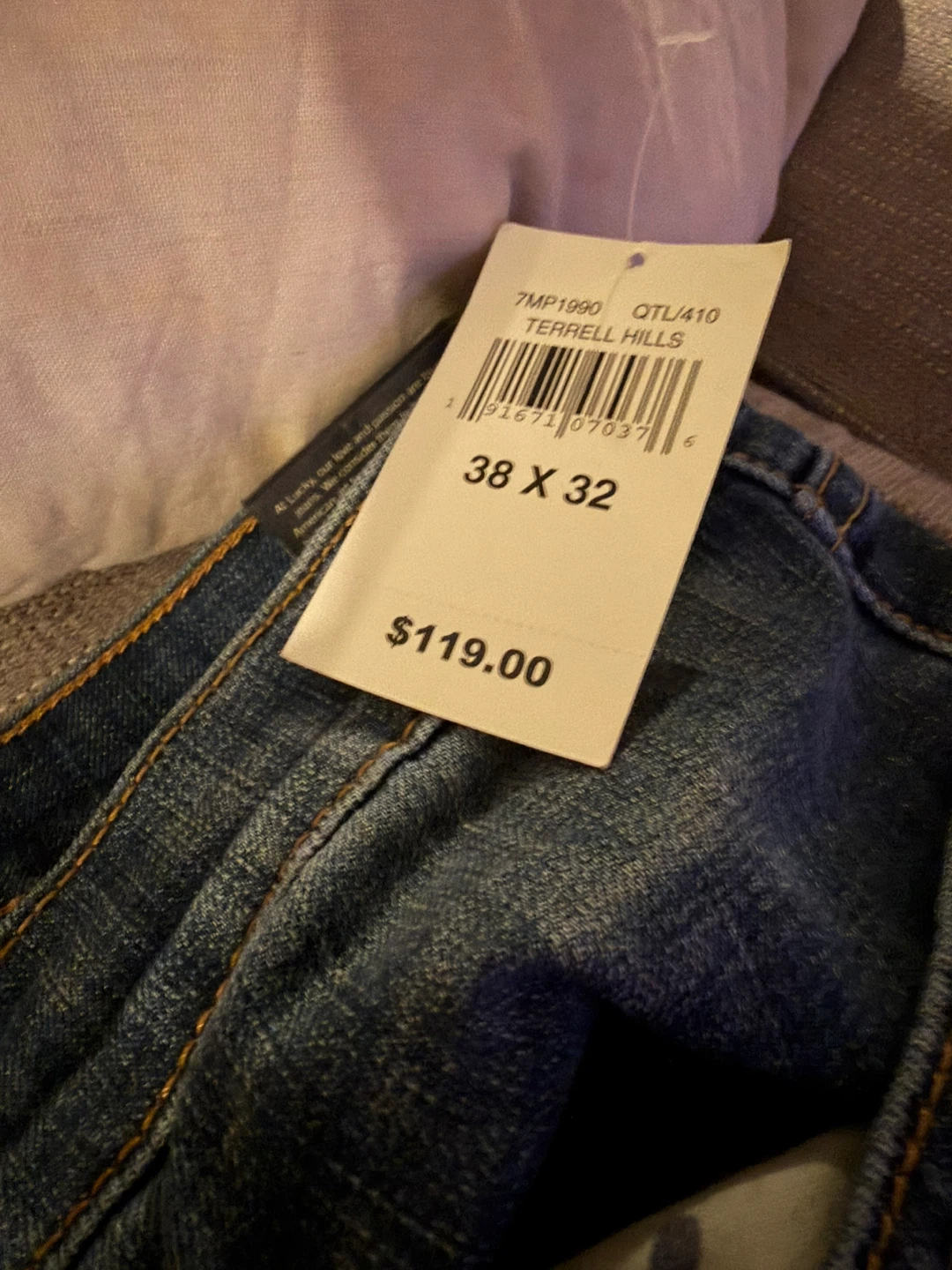 Lucky Brand 363 Vintage Straight Jeans 38x32 - photo 5