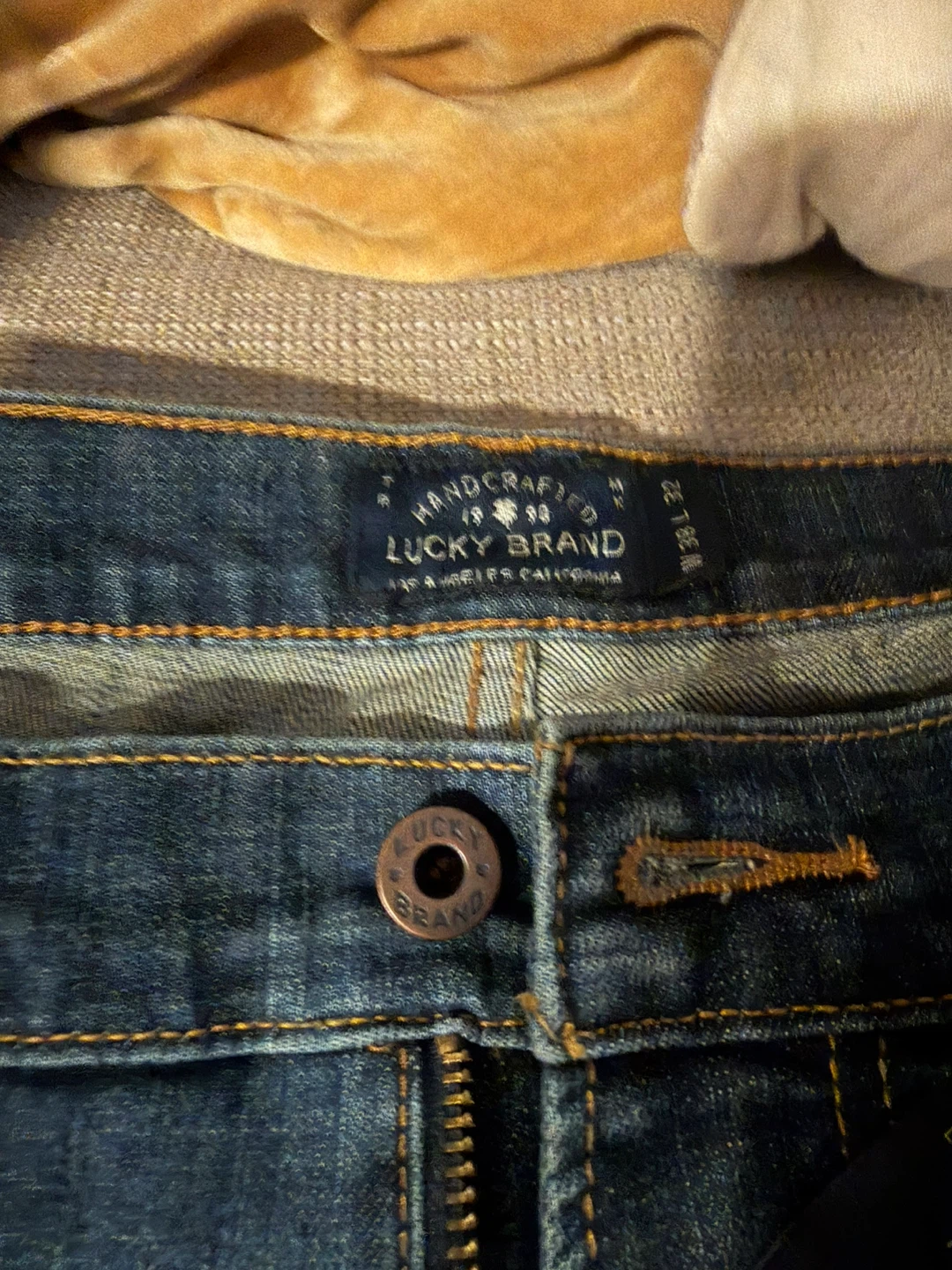 Lucky Brand 363 Vintage Straight Jeans 38x32 - photo 2