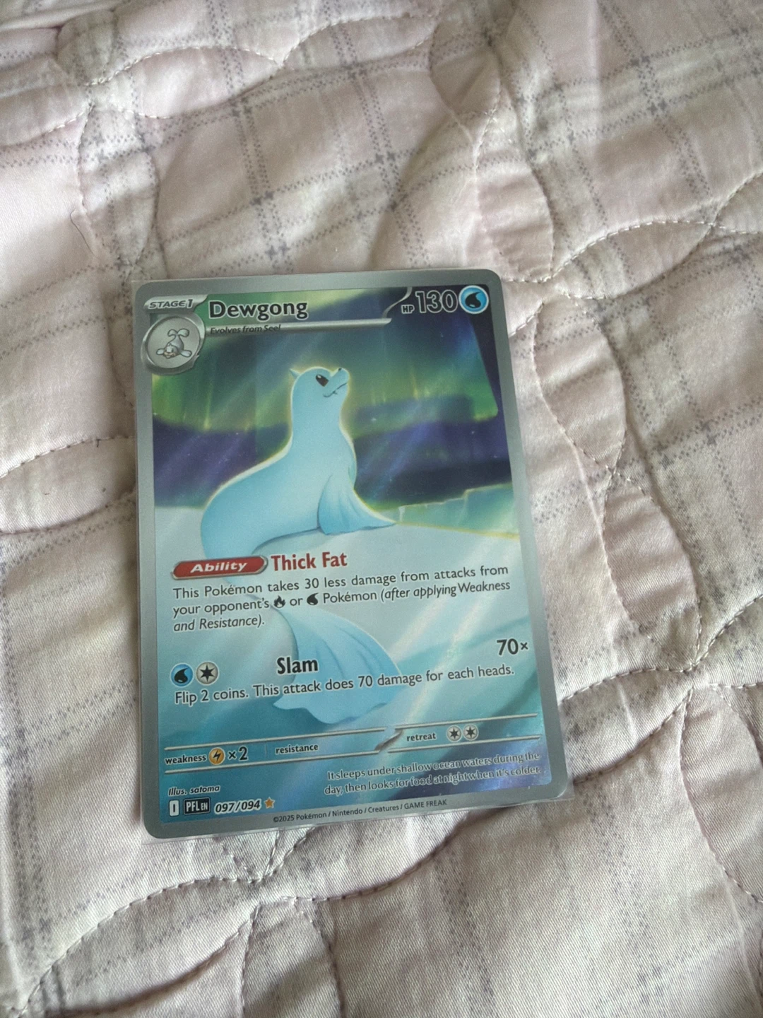 Pokémon Dewgong Card 097/094⚽️