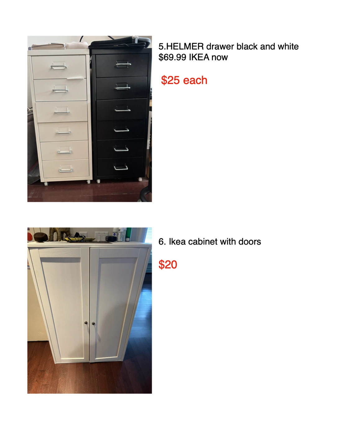Ikea HELMER Drawer Unit