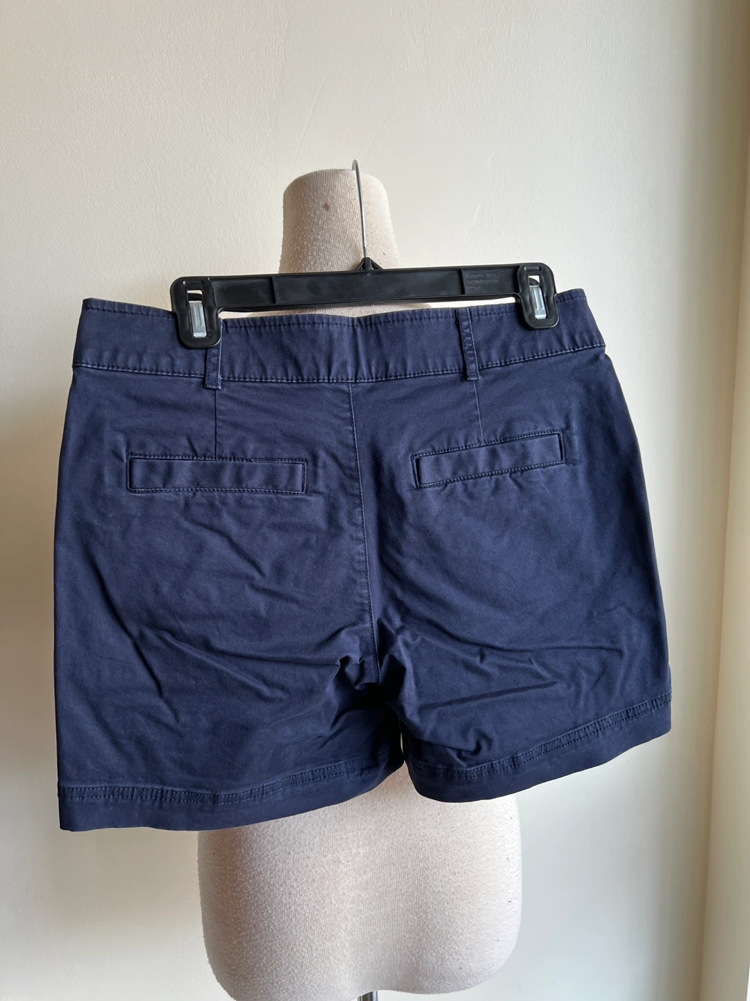 GAP Navy Blue Cotton Shorts Size 4 - photo 2