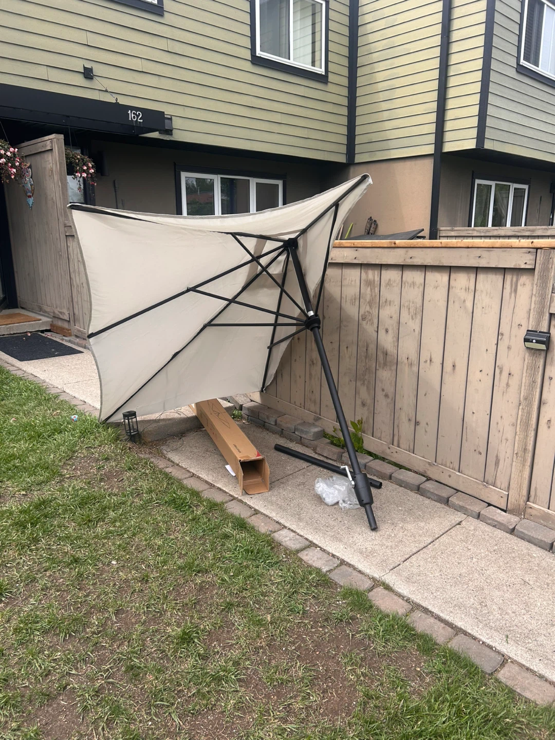 Outdoor Patio Umbrella - Beige - photo 2
