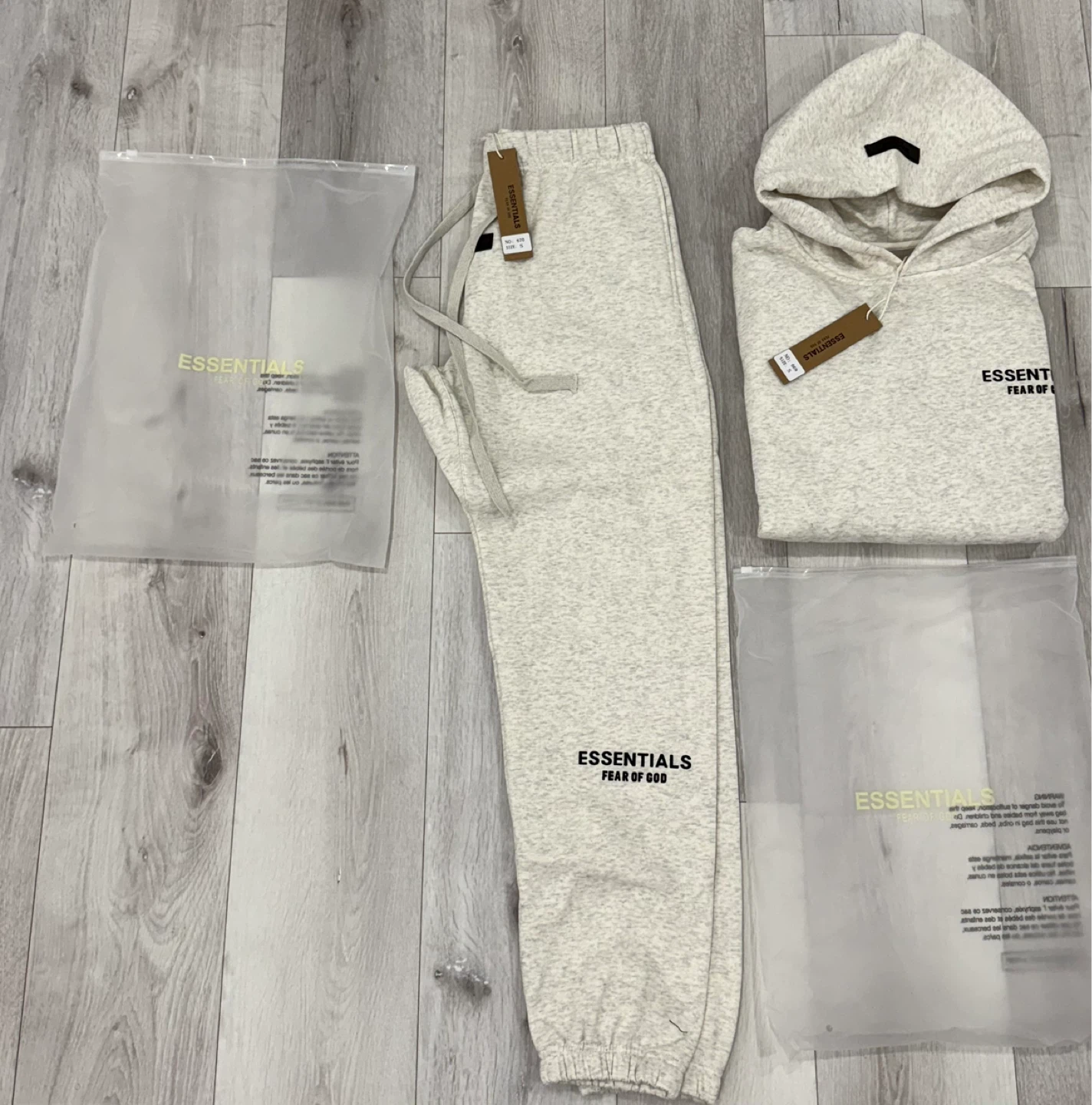 Fear of God Essentials Hoodie set | size S