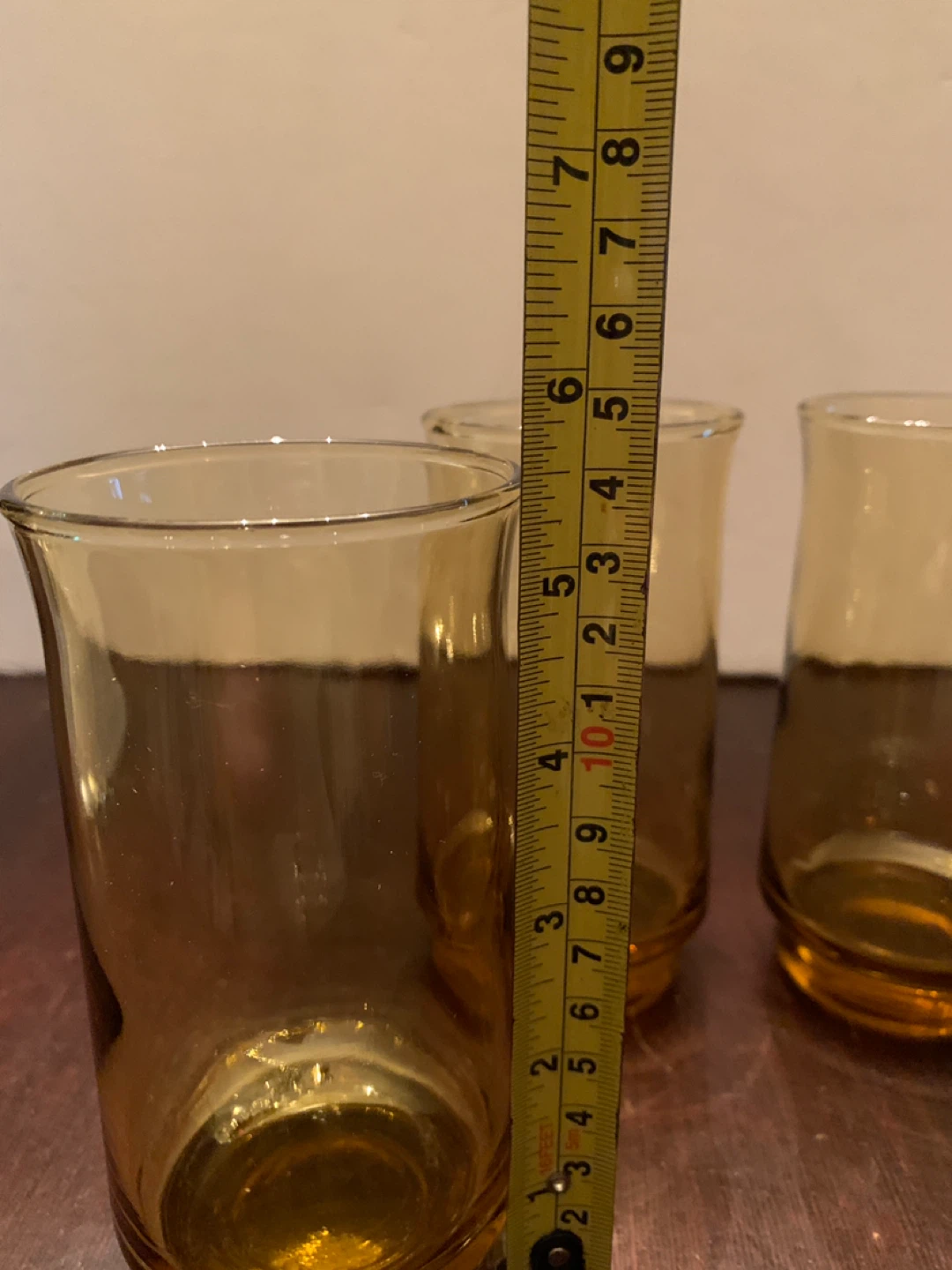 Vintage Harvest Gold Glasses. 4. Like new. - photo 2
