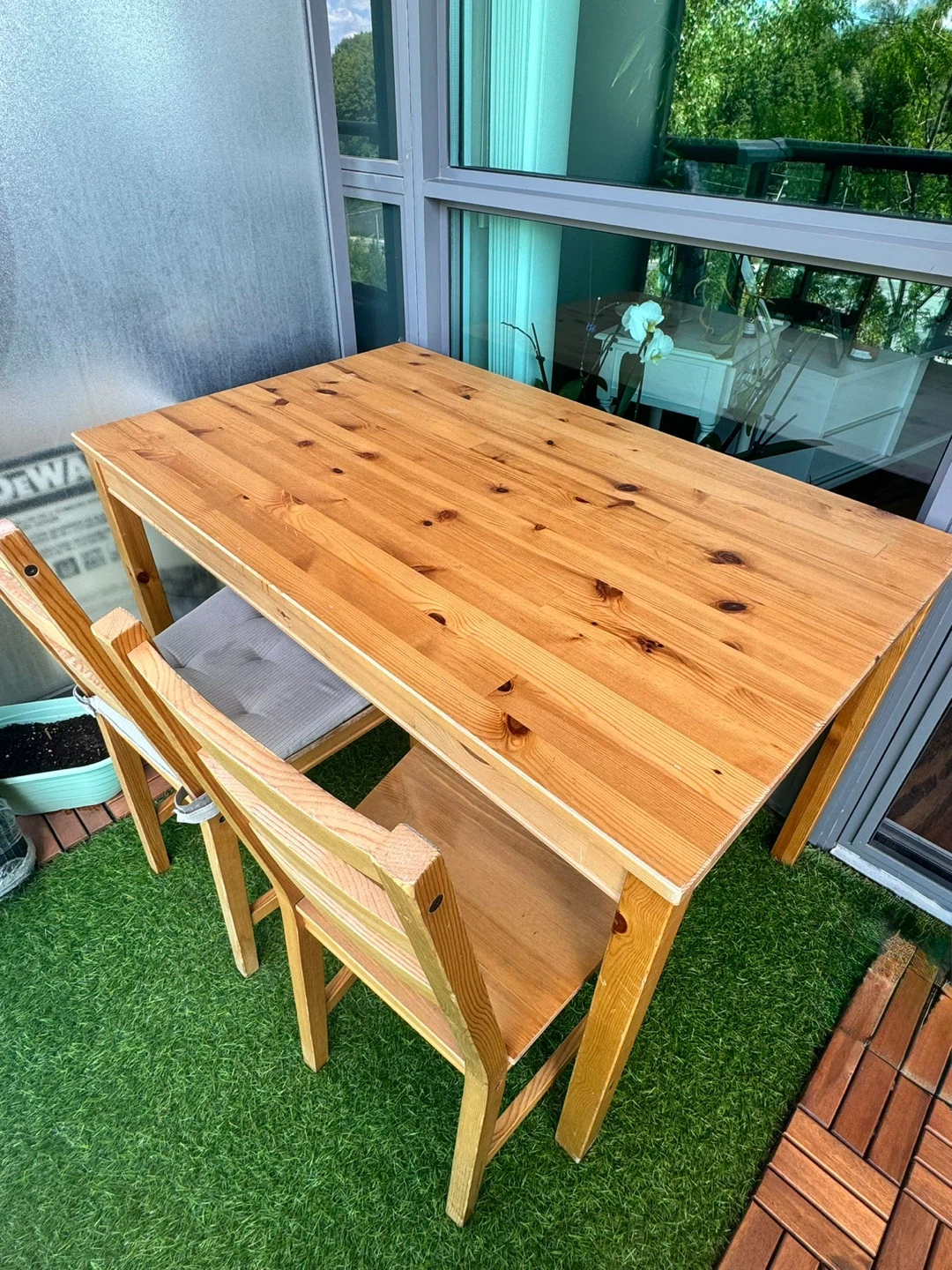 IKEA Dining Table and Chairs Set - photo 2