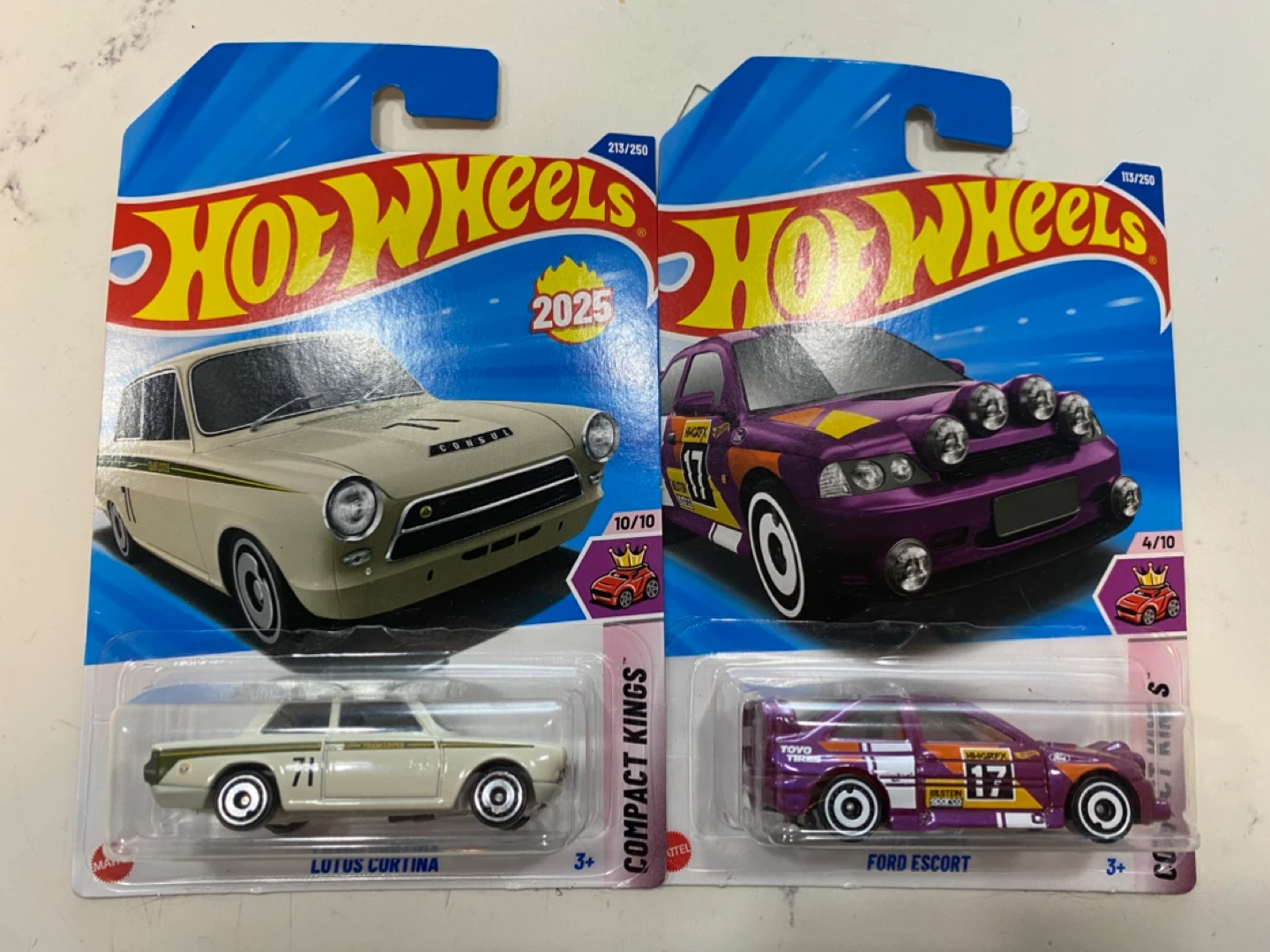 Hot Wheels Lotus Cortina & Ford Escort Lot