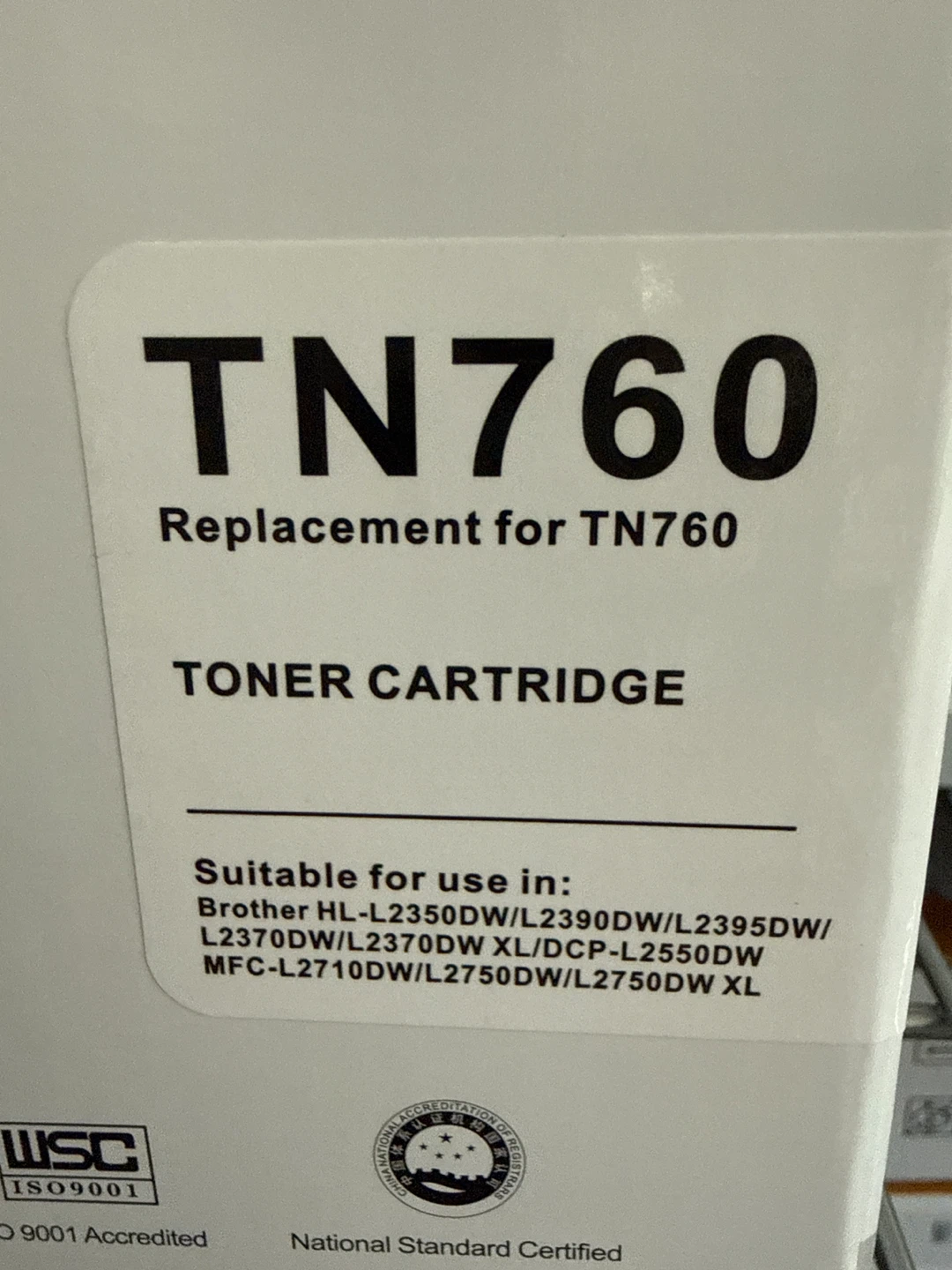Compatible TN760 Toner Cartridge