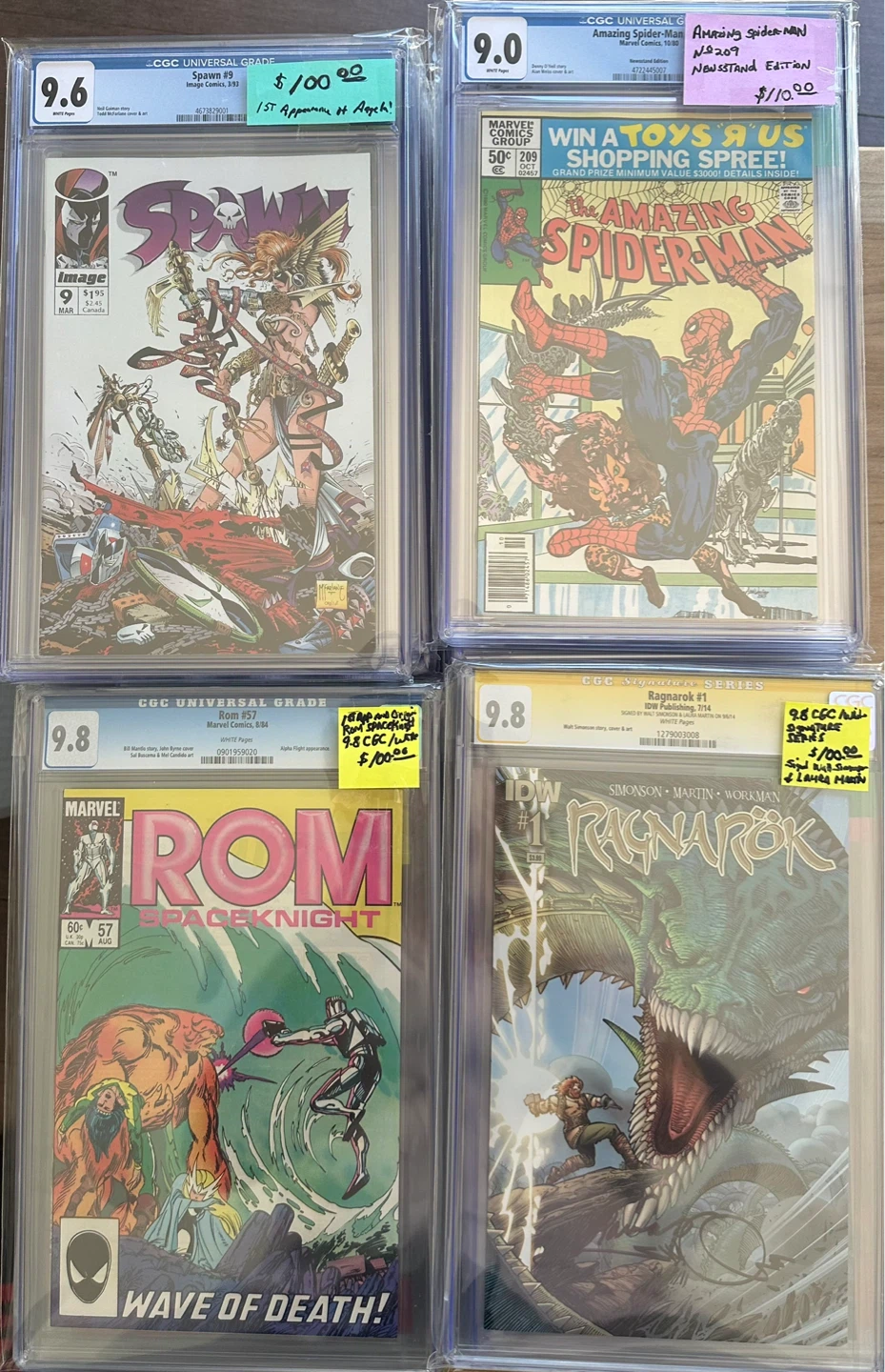 Various CGC Graded Comic Books - Marvel, DC, Image