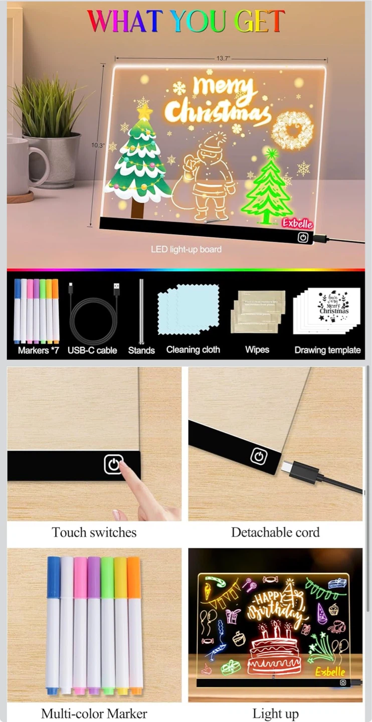 LED Drawing Board and Message Board - photo 4