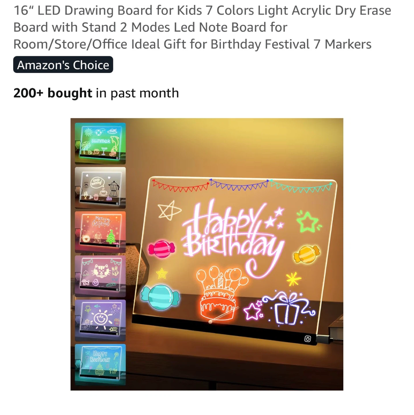 LED Drawing Board and Message Board