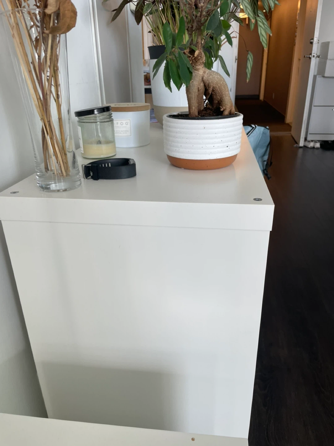 White 2-Cube Storage Unit