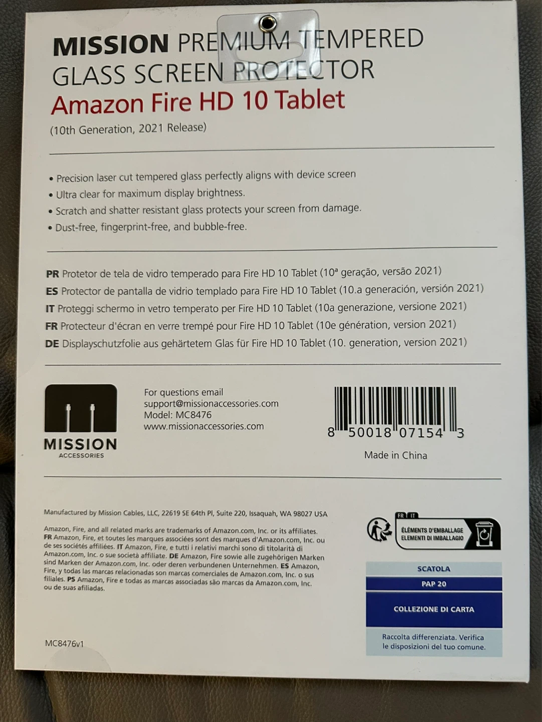 ⚽️ MISSION Premium Tempered Glass Screen Protector - photo 2