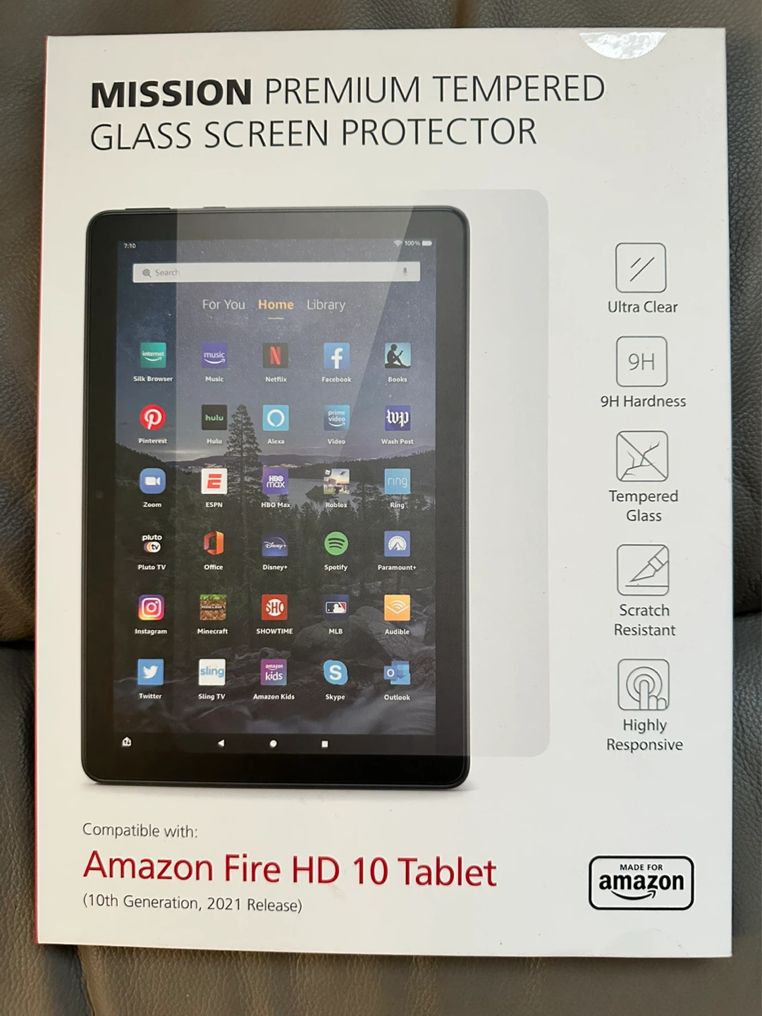 ⚽️ MISSION Premium Tempered Glass Screen Protector