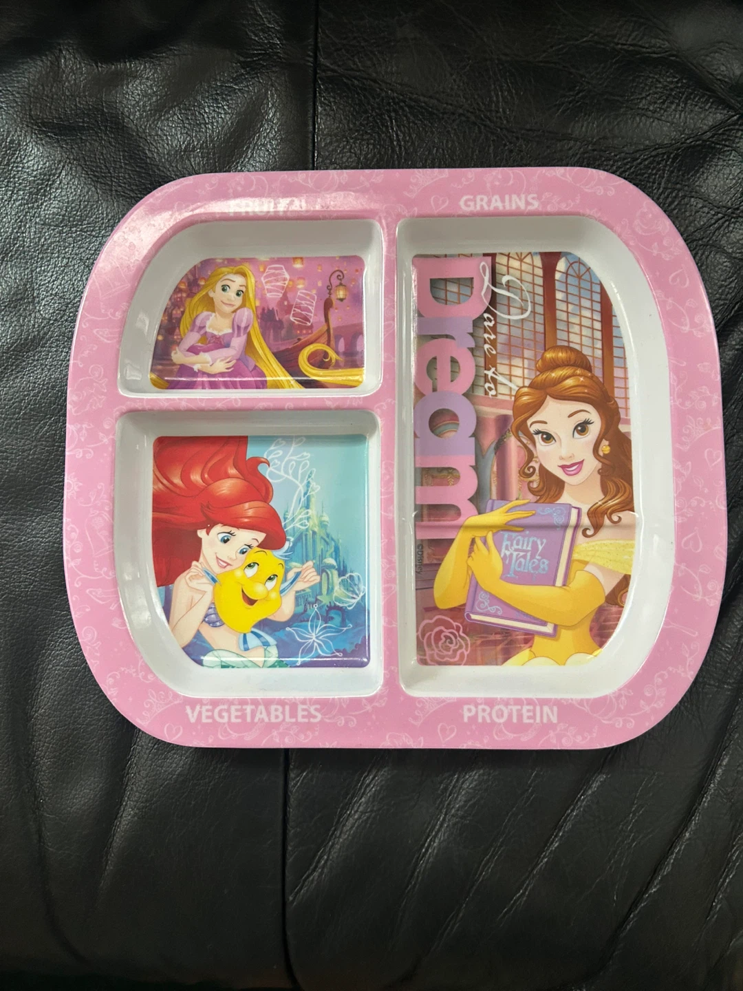 Disney Princess Divided Plate⚽️