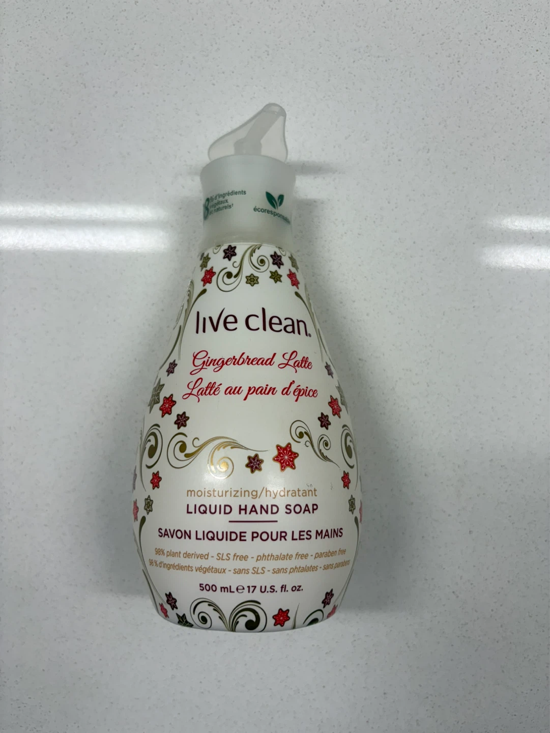 Live Clean Gingerbread Latte Liquid Hand Soap 500mL⚽️