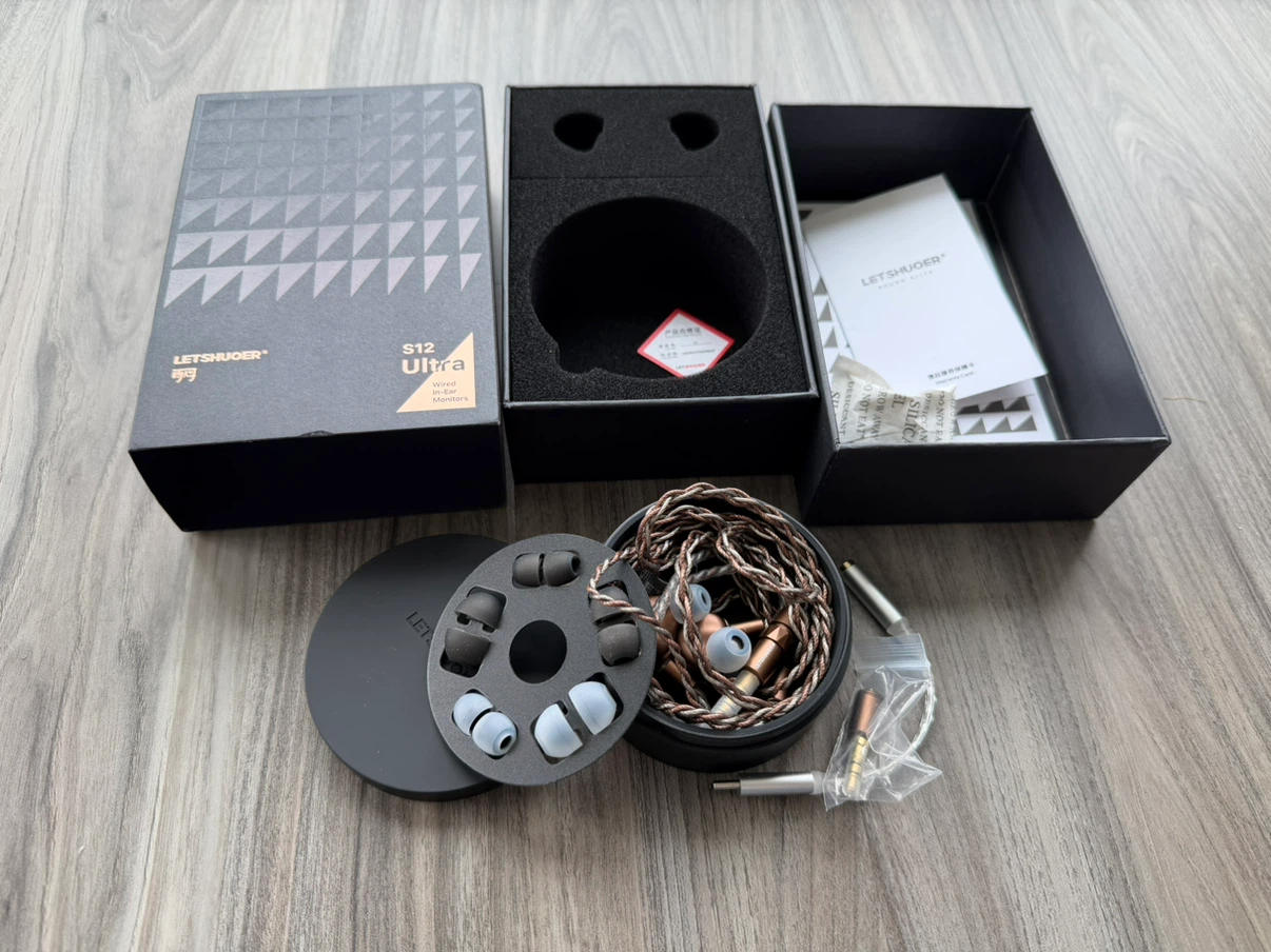 Letshuoer S12 Ultra Planar IEM - Mint / Open Box (3 Hours Use) - photo 5