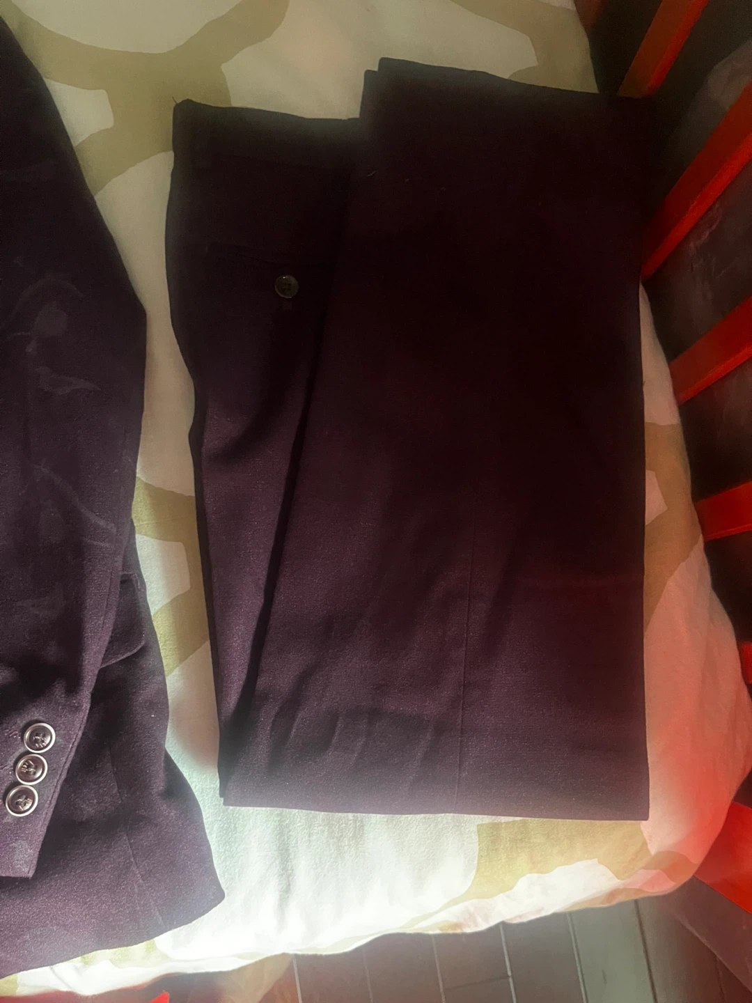 Mini World Boys Burgundy Suit Set - photo 3