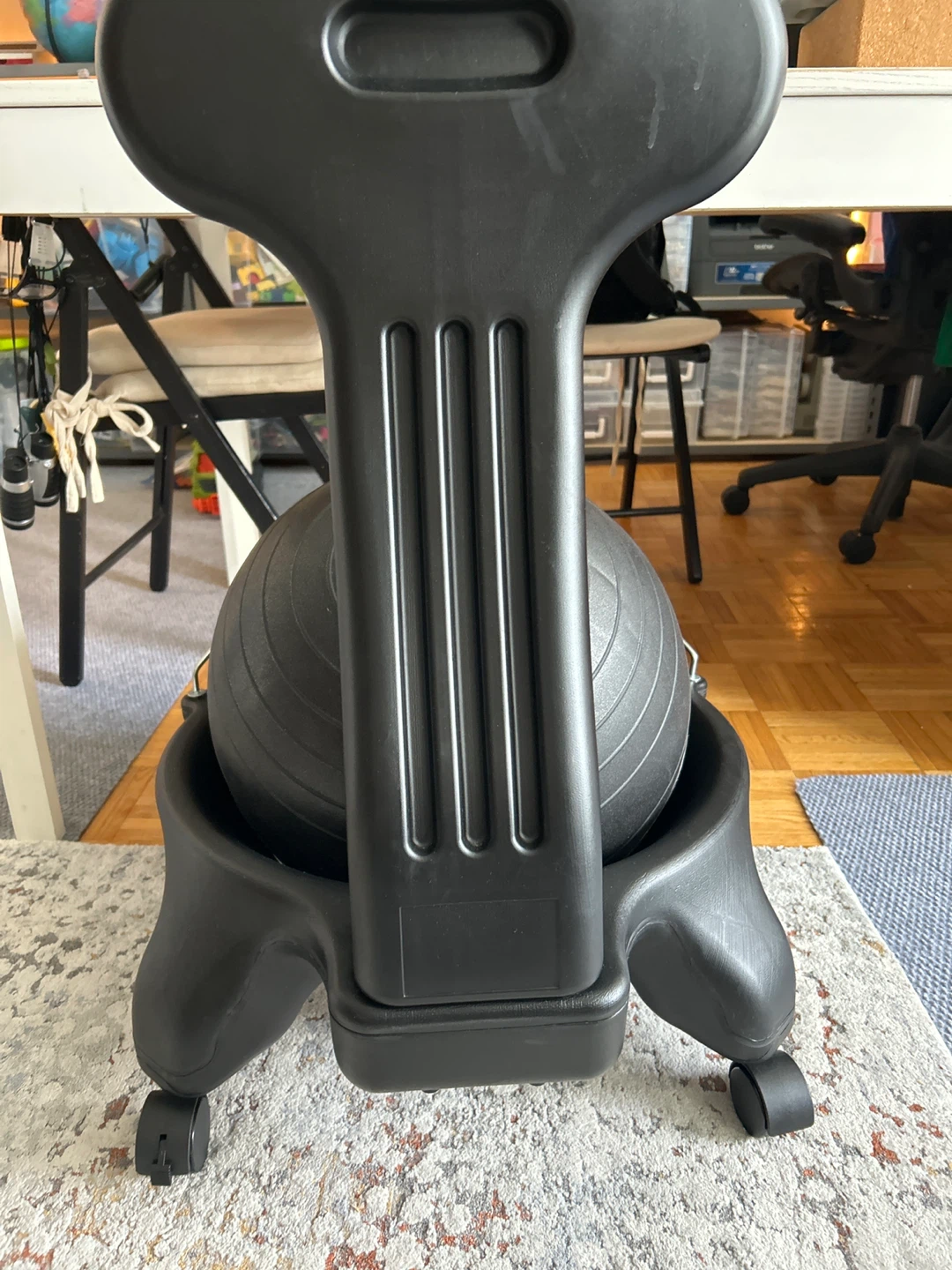 Gaiam Balance Ball Chair Black with pump - photo 2