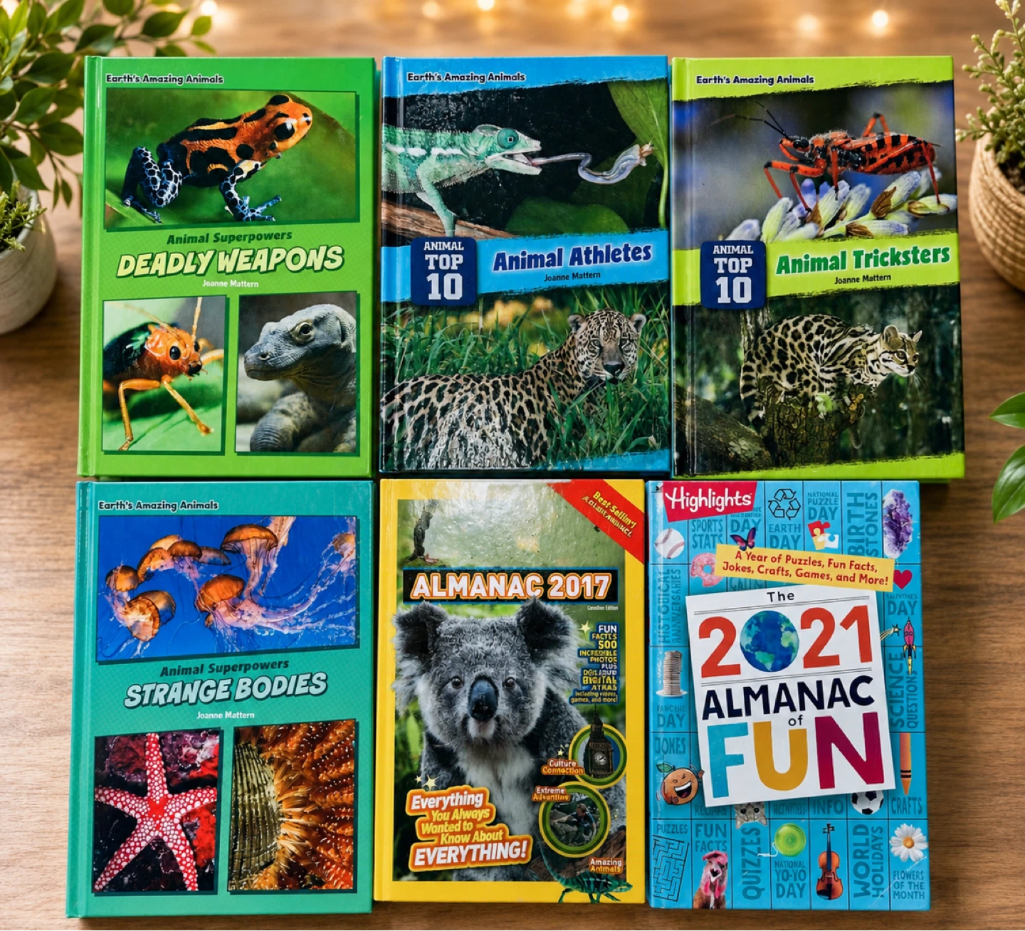 Kids Educational Book Bundle – Animal Facts & Almanacs (6 Books)