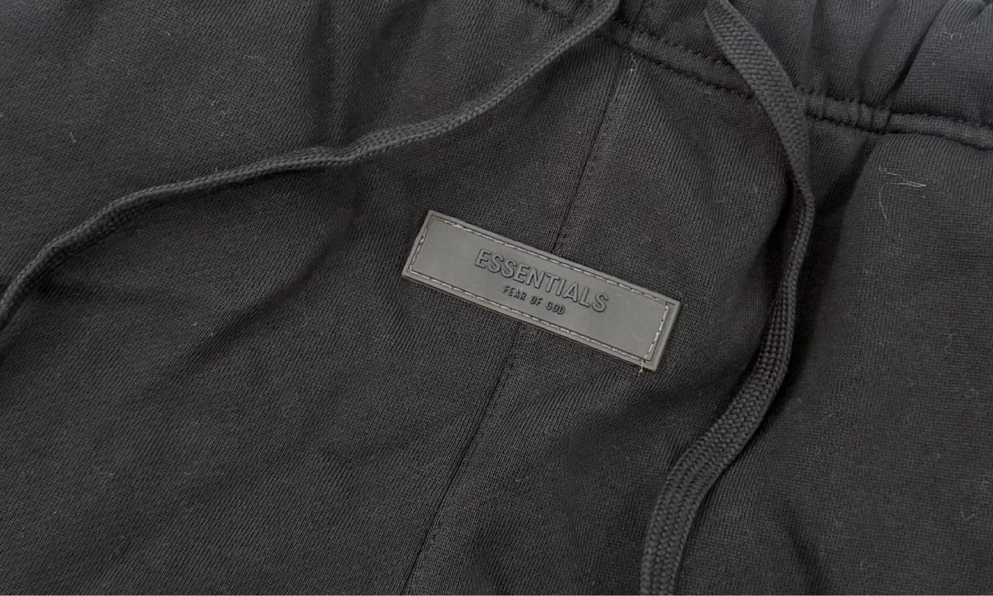 Black ESSENTIALS Fear of God Sweat Shorts Medium - photo 2