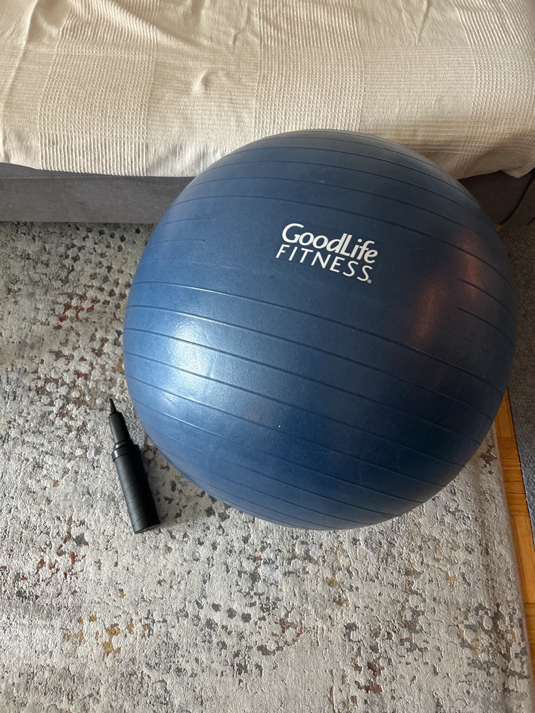 GoodLife FITNESS large Exercise Ball with pump