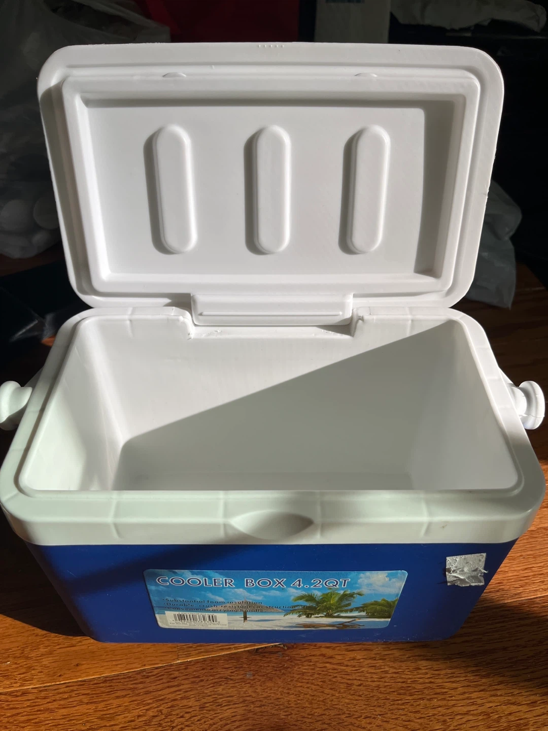 ⚽️Cooler Box 4.2QT Blue