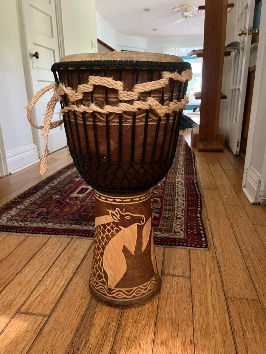 Full-Size African Djembe Drum