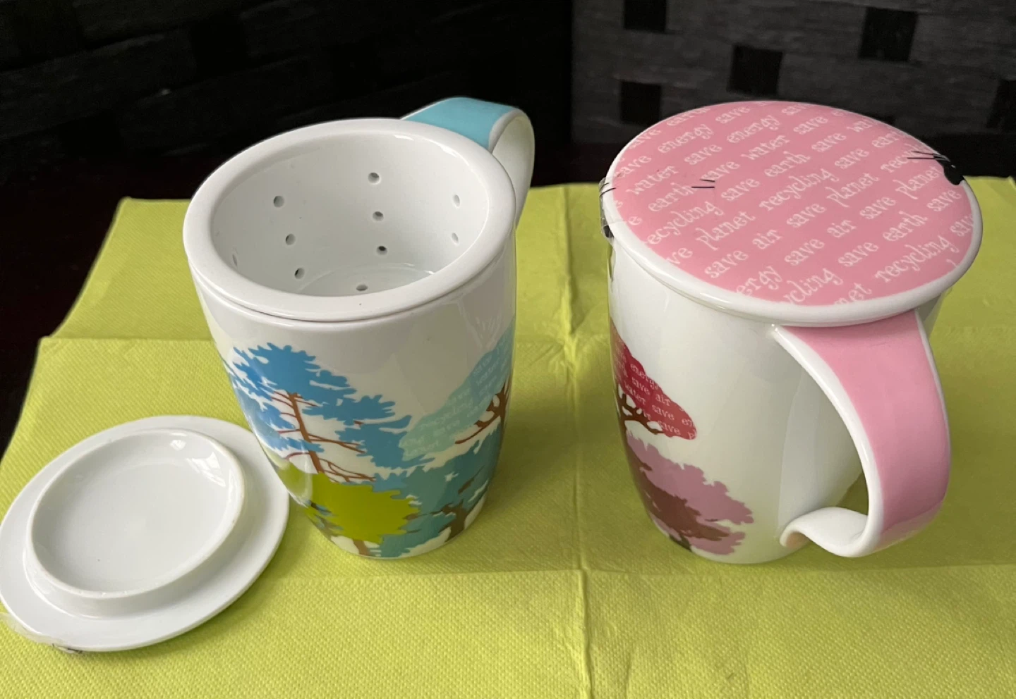 Tea Mug with Infuser and Lid