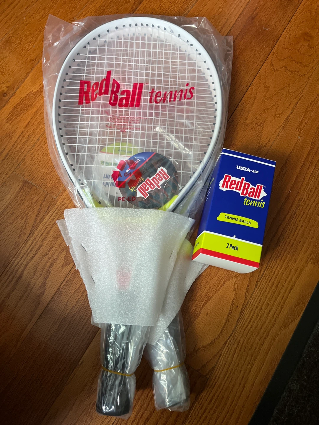 ⚽️Red Ball Tennis Racket and Balls Set