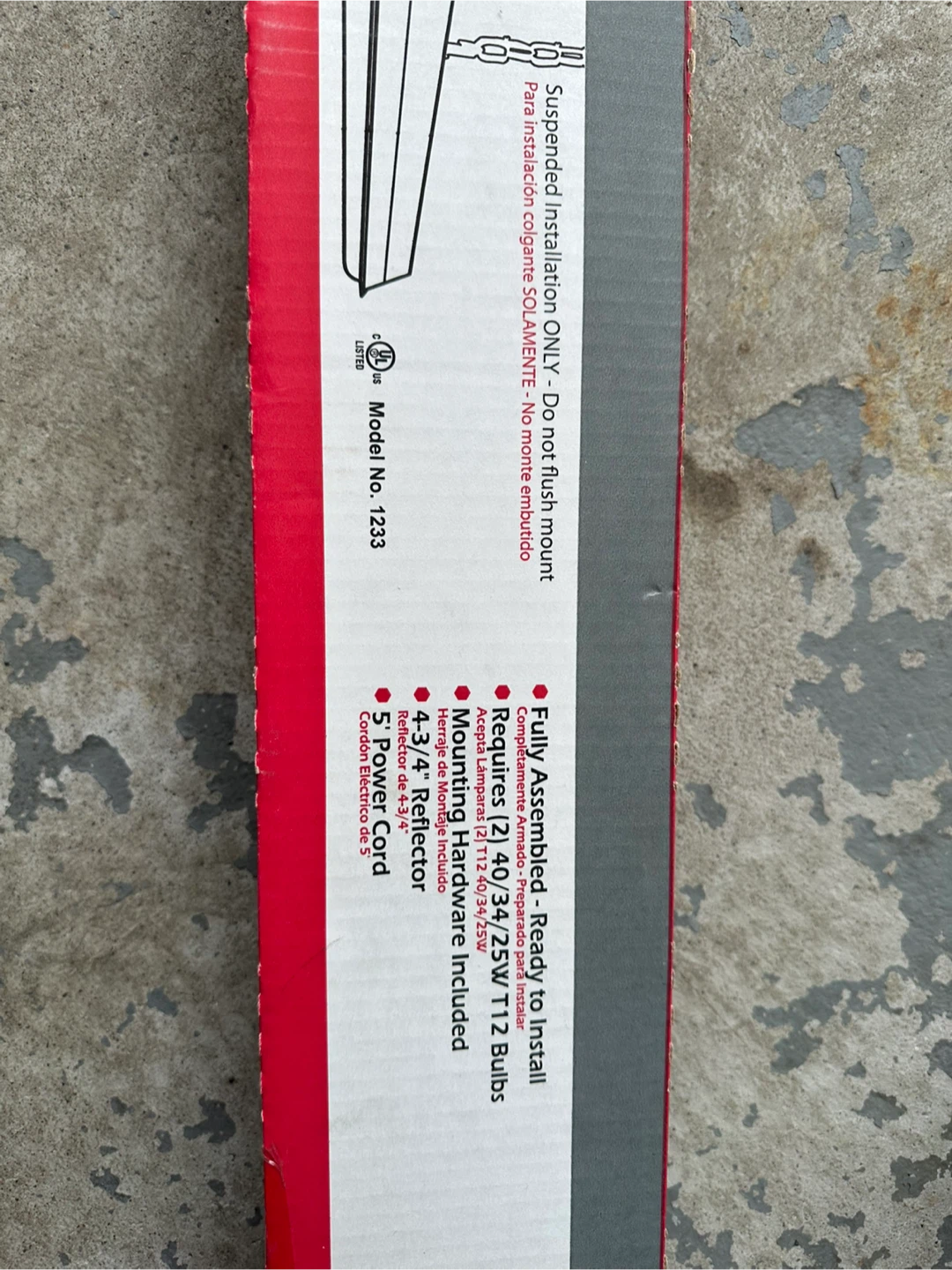 Lithonia Lighting ShopLight Fluorescent Fixture T12 - photo 4