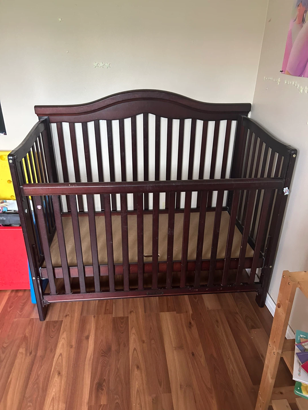 Dark Brown Wooden Crib - photo 2