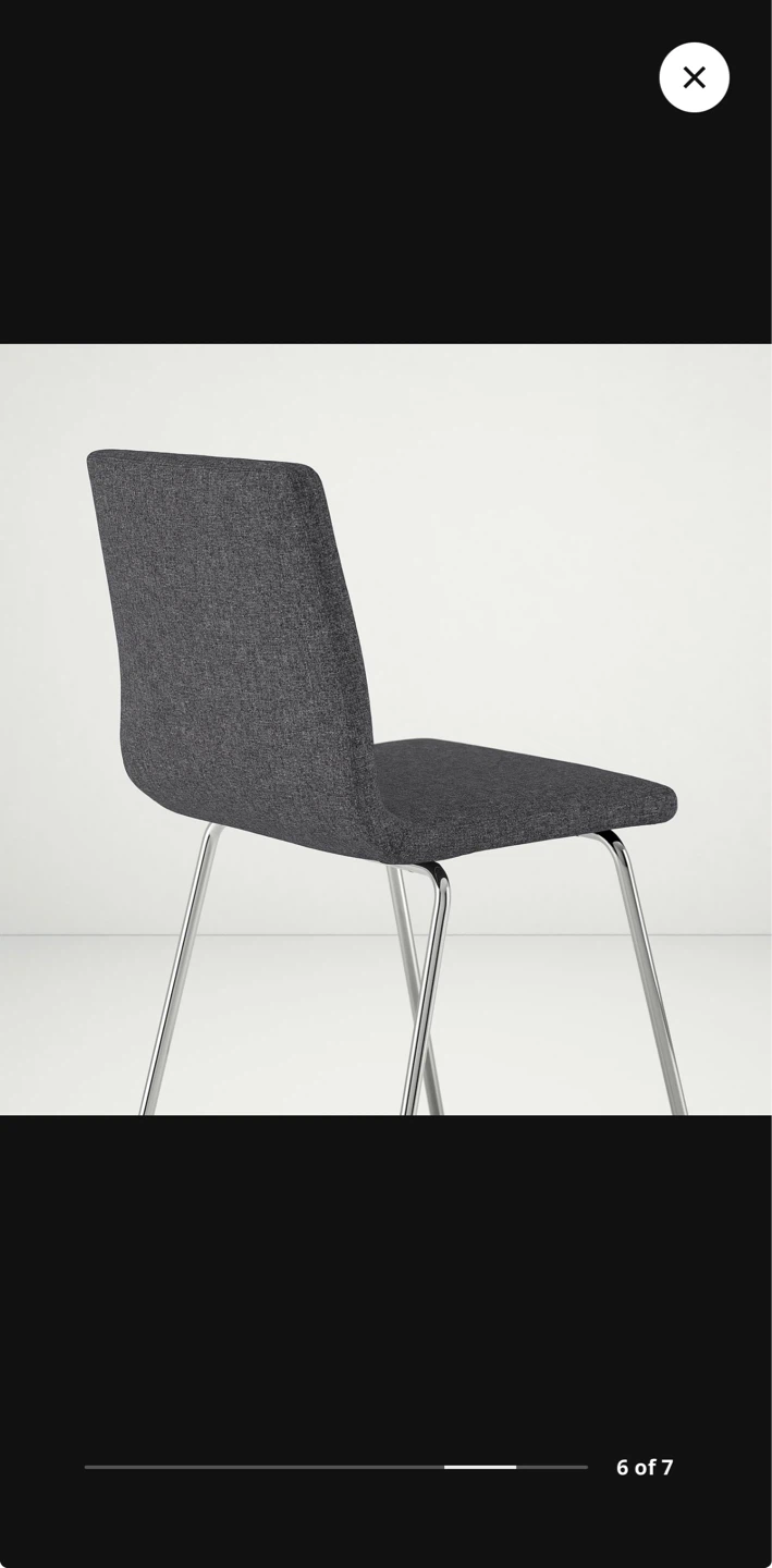 IKEA LILLANAS Bar Stool Grey - photo 2
