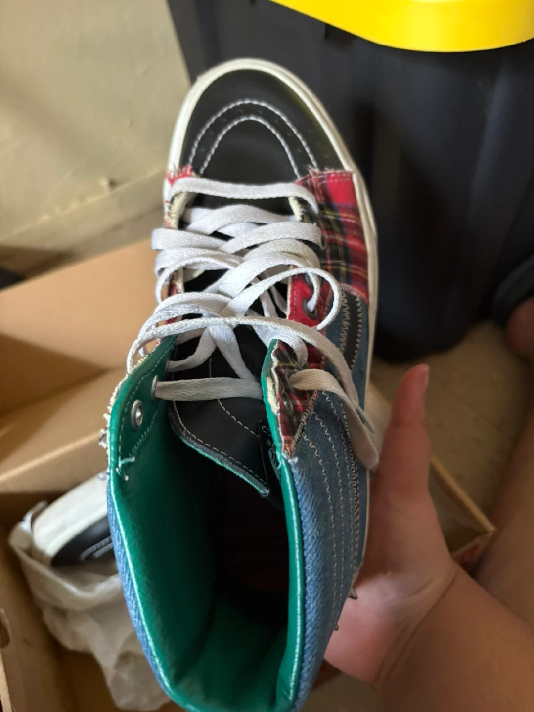 Vans Sk8-Hi "Tartan Daze" Multiacidye Sneakers - photo 2