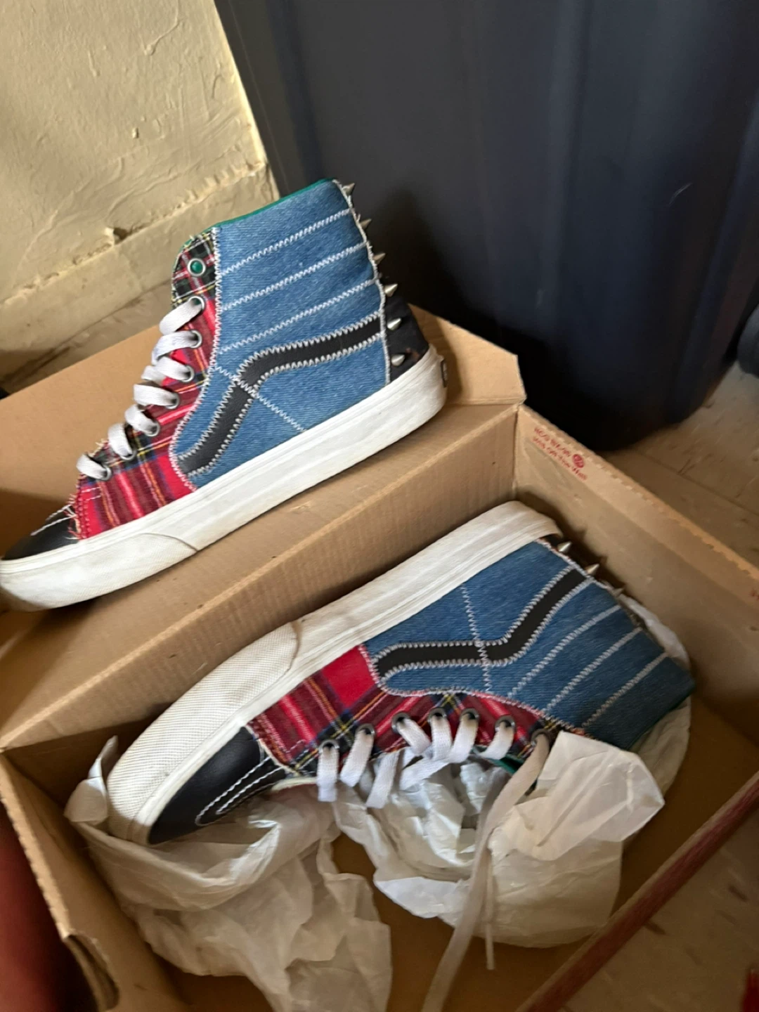 Vans Sk8-Hi "Tartan Daze" Multiacidye Sneakers