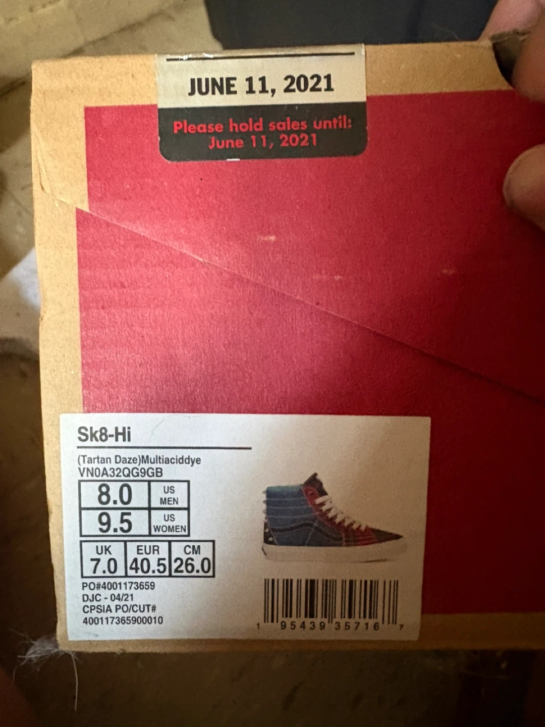 Vans Sk8-Hi "Tartan Daze" Multiacidye Sneakers - photo 4