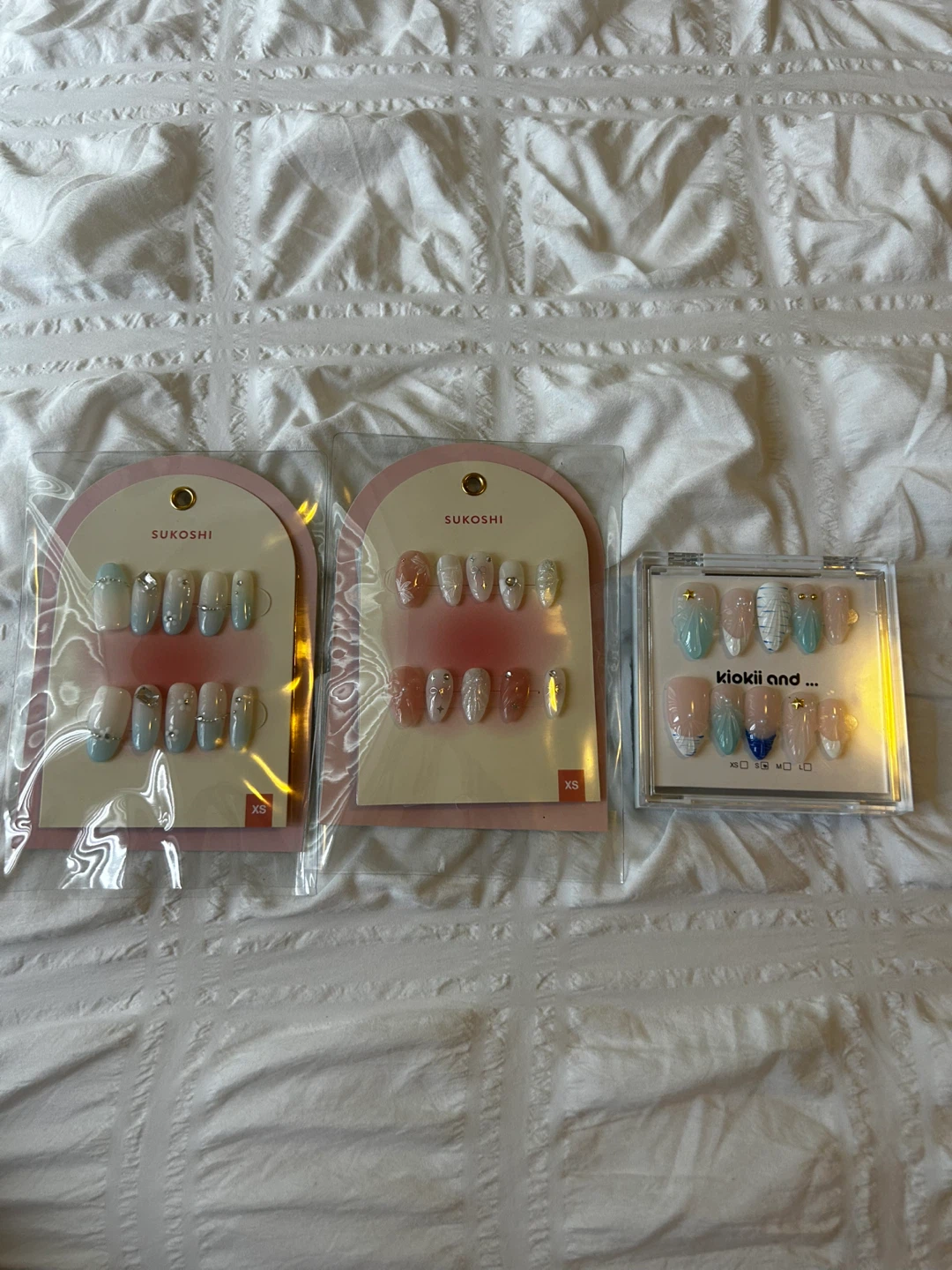 3 Pairs of Press-On Nails (Sukoshi, Kiokii and...)