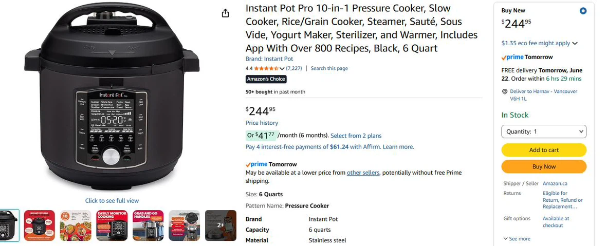 Instant Pot Pro 10-in-1