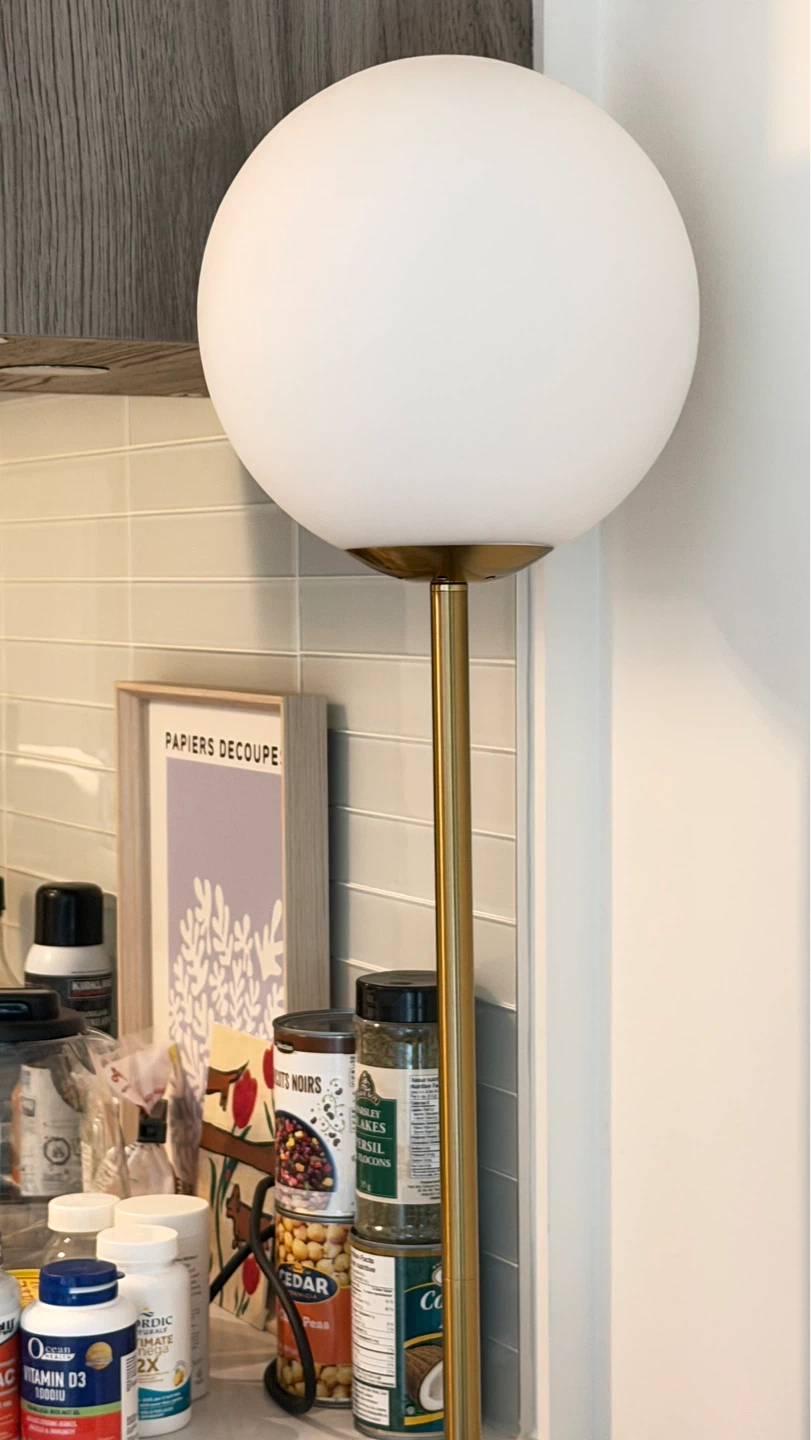 Brightech Modern Globe Floor Lamp - Brass Finish - photo 5