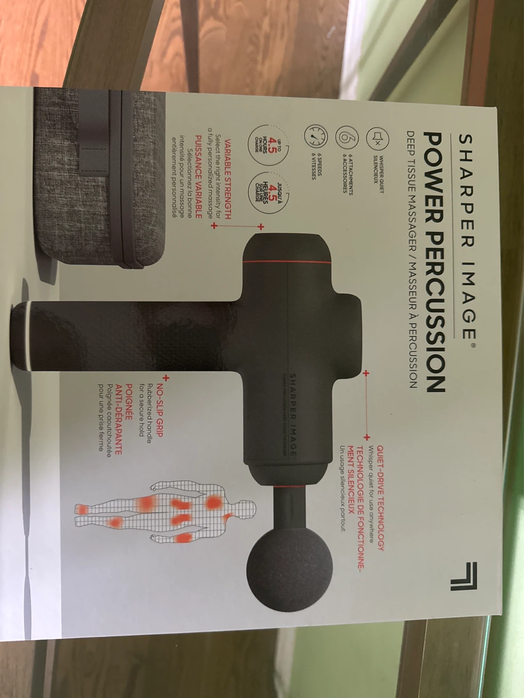 Sharper Image Power Percussion Deep Tissue Massager