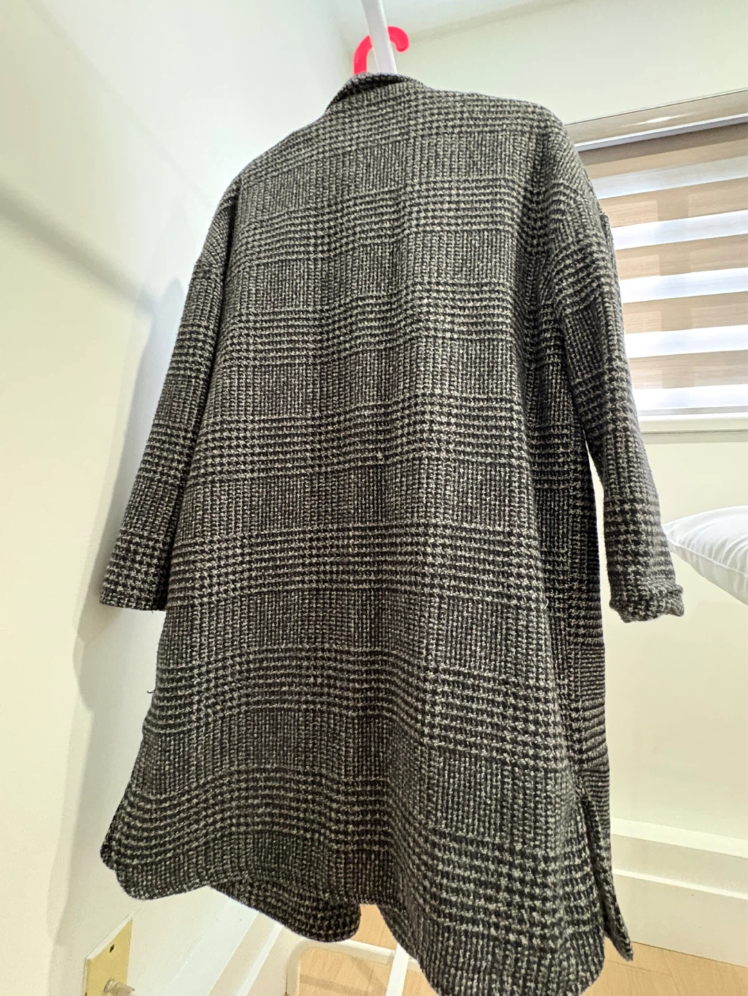 Women's Plaid Double-Breasted Coat - photo 2