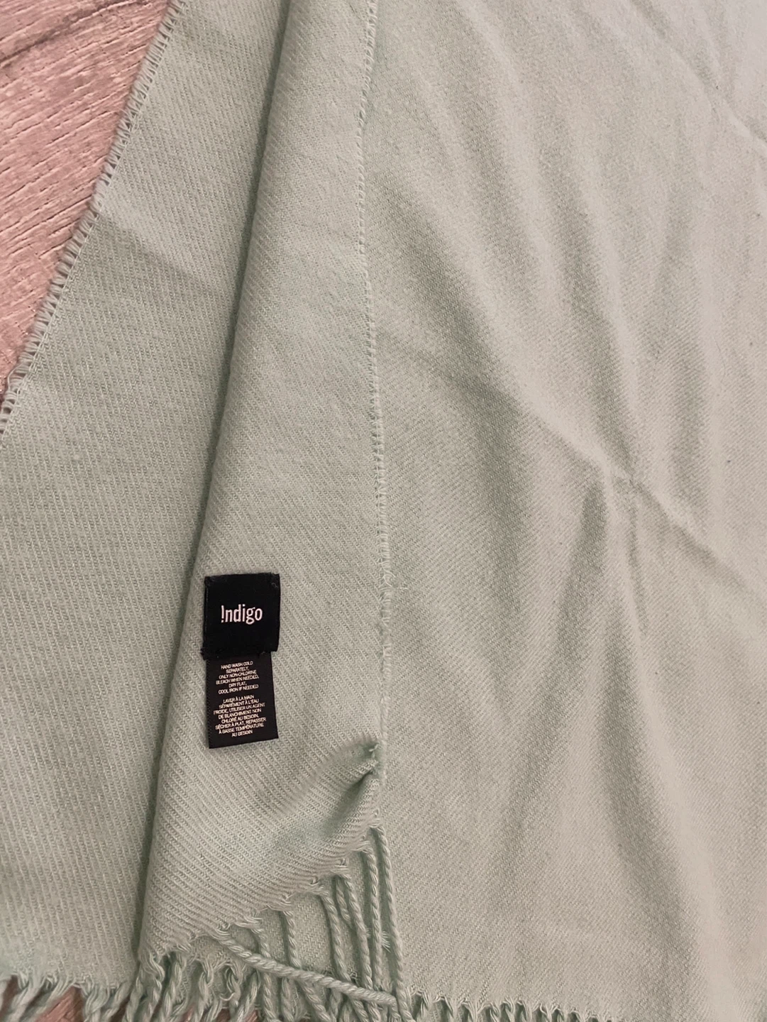 Light Green Indigo Scarf - photo 4