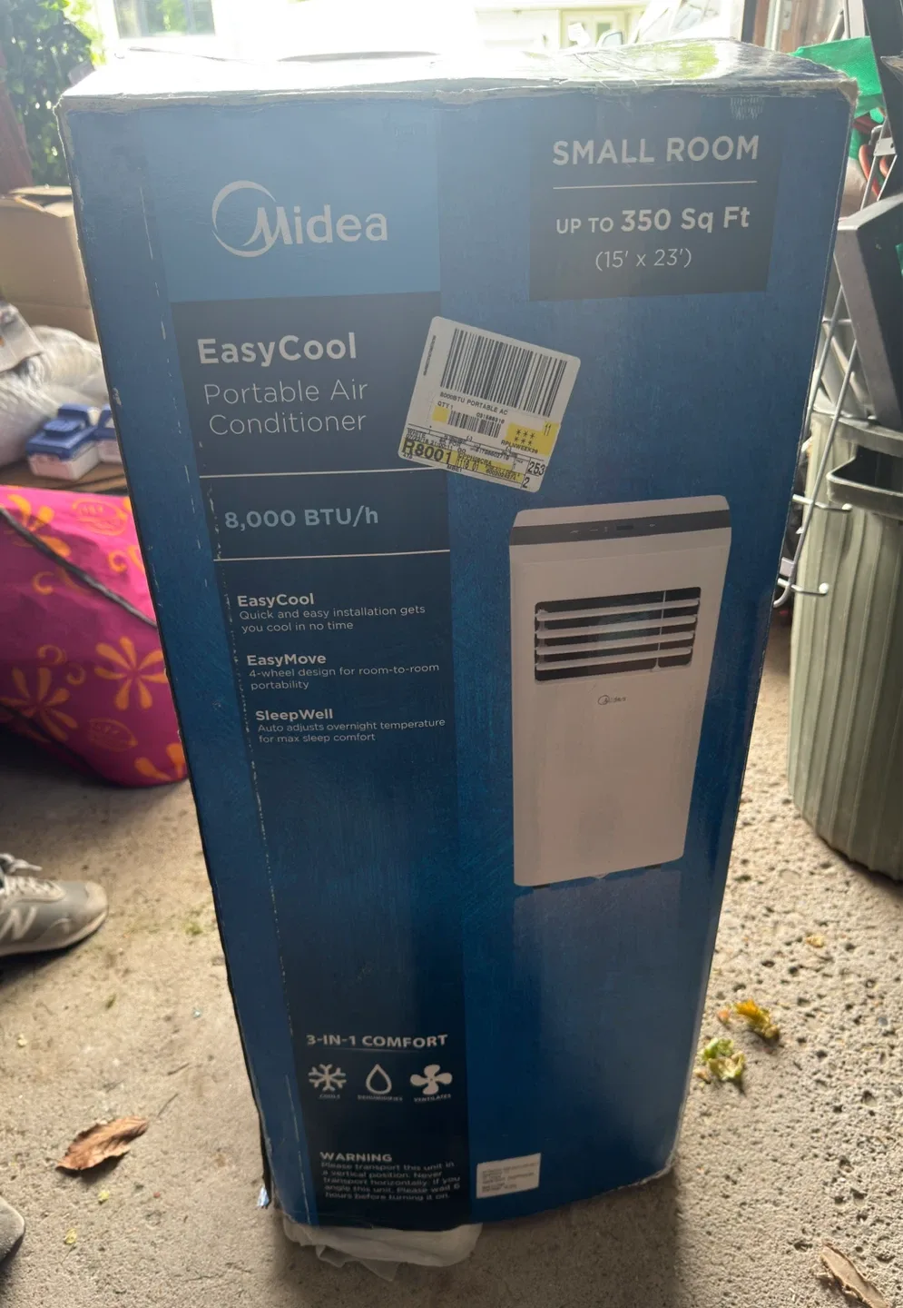 Midea EasyCool Portable Air Conditioner 8,000 BTU/h